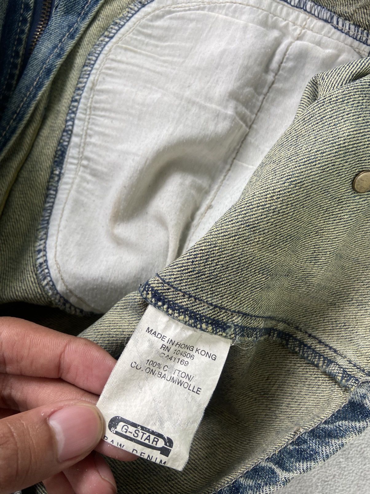 G-Star Vintage G star Raw biker riding fading jacket Size US M / EU 48-50 / 2 - 7 Thumbnail