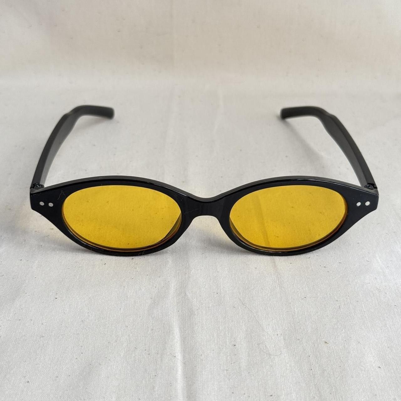 Other y2k sporty black round aviator sunglasses Size ONE SIZE - 3 Thumbnail