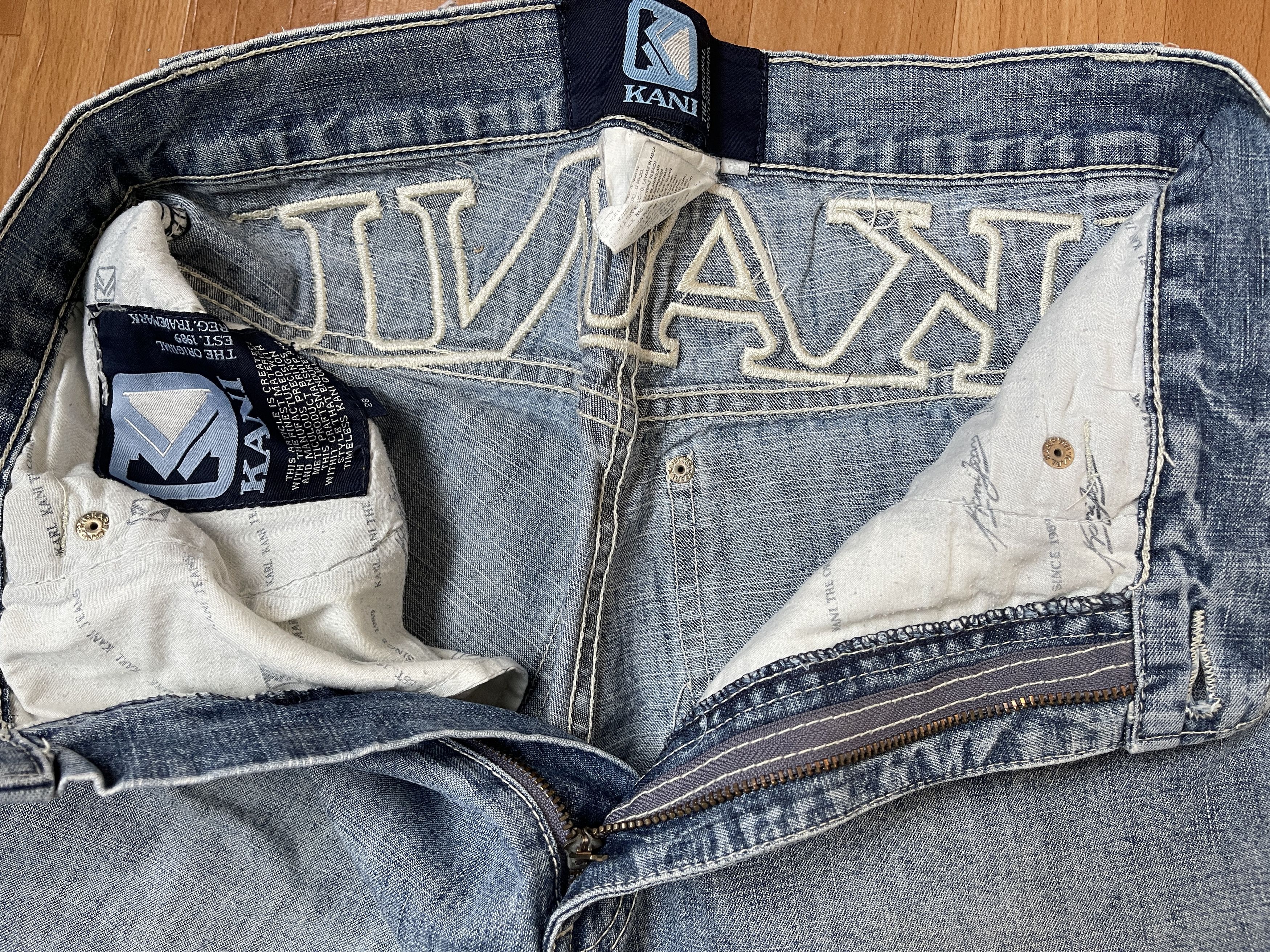 Karl Kani KARL KANI shorts, baggy, vintage Kani jeans 90s hip hop W 28 Size US 28 / EU 44 - 5 Thumbnail