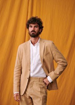 Other Octobre Editions • Straw Cotton Jacket • FR50 / US 40R Size 40R - 1 Thumbnail