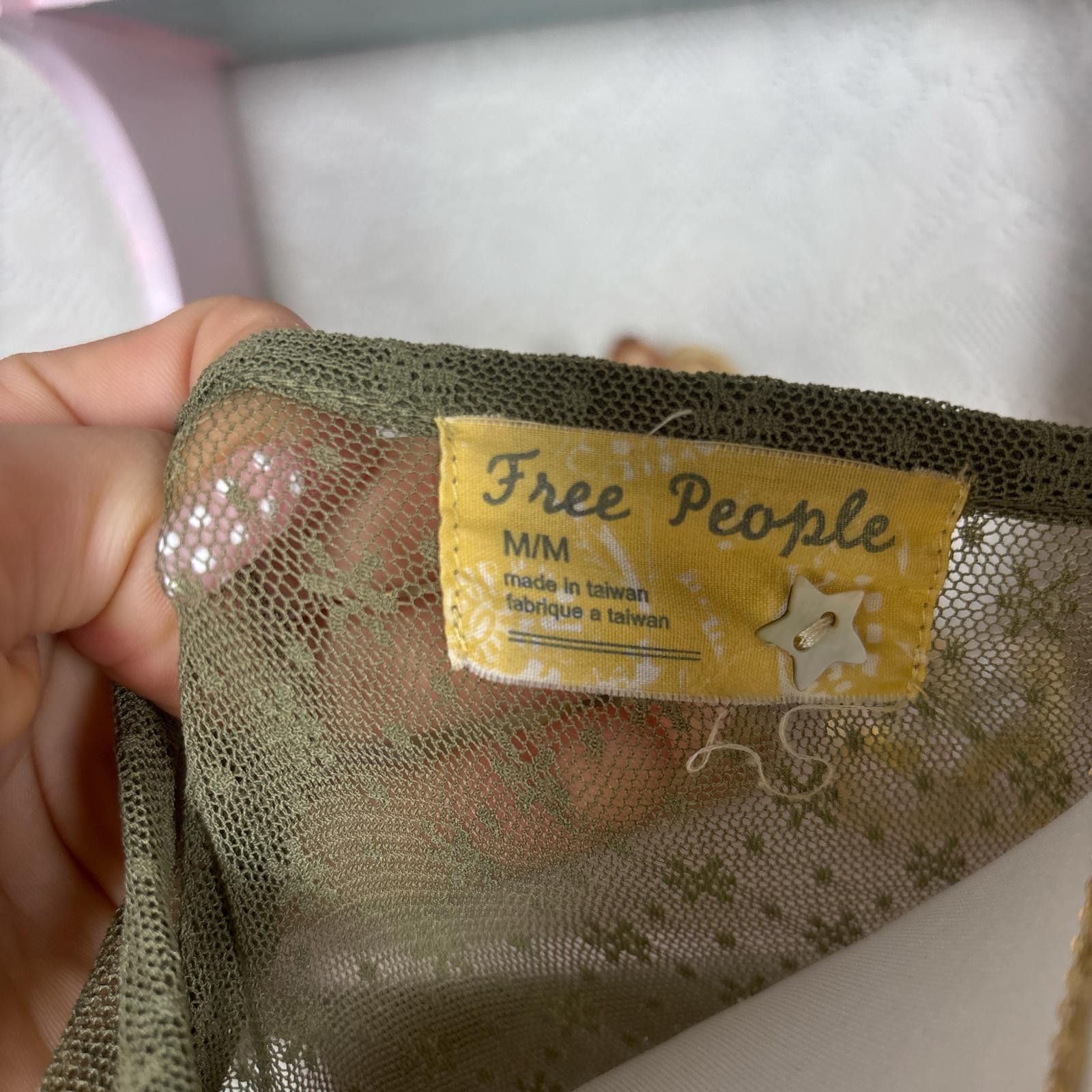 Free People free people green lace fairy blouse Size M / US 6-8 / IT 42-44 - 5 Thumbnail