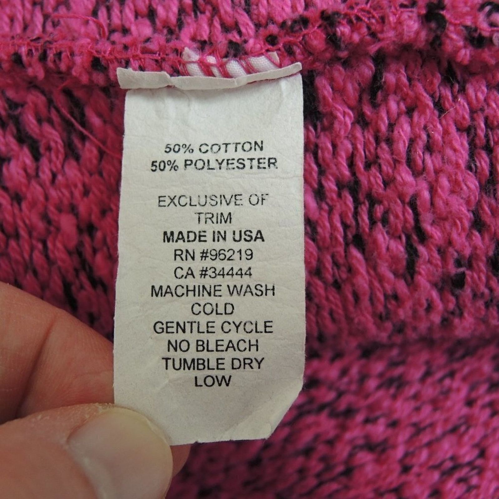 St. John Willow Fuchsia Pink & Black Knit Blazer Size Small Size S / US 4 / IT 40 - 7 Thumbnail