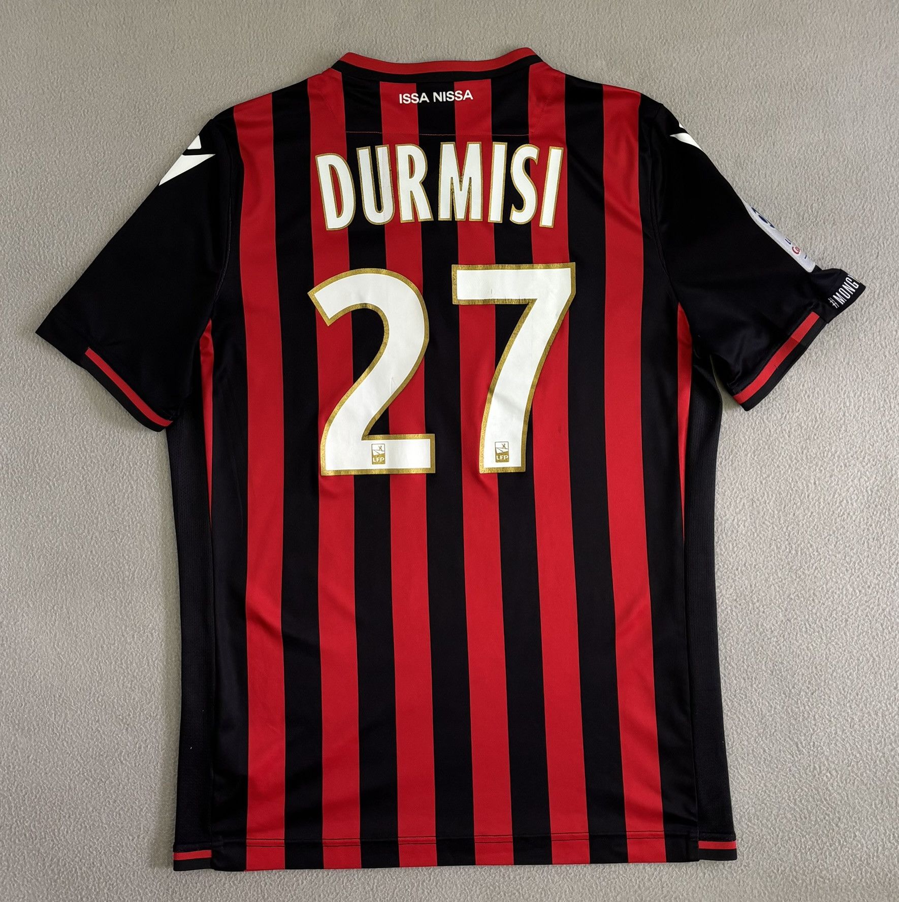 Macron OGC Nice 2019/2020 Durmisi #27 Macron Football Jersey Size L Size US L / EU 52-54 / 3 - 12 Thumbnail
