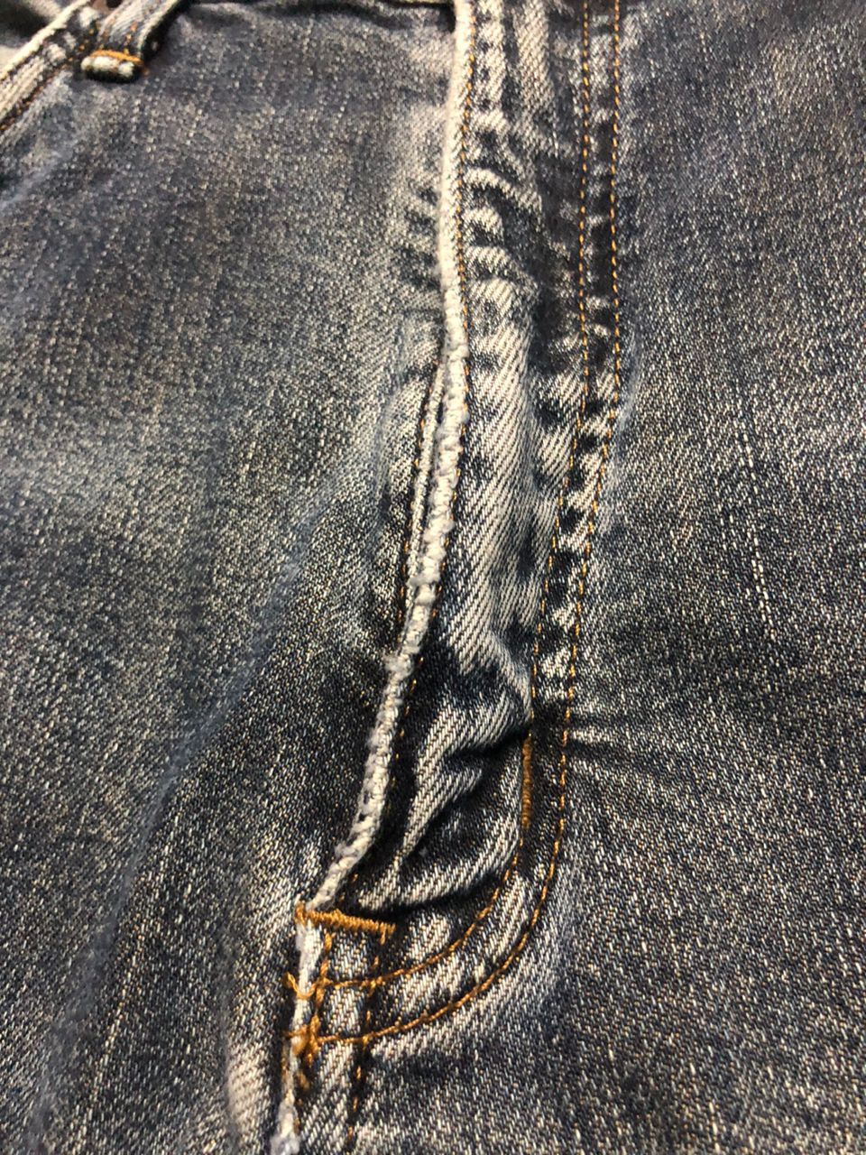 Edwin Vintage Edwin 604 Flare Distressed Dirty Denim Pants Size US 33 - 15 Thumbnail