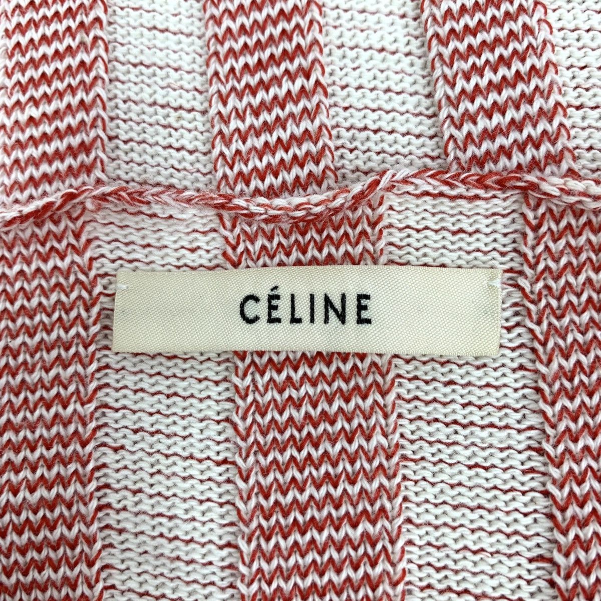 Celine Celine Pink Vertical Stripe Cotton Long Sleeve Knit Dress Size M / US 6-8 / IT 42-44 - 6 Thumbnail