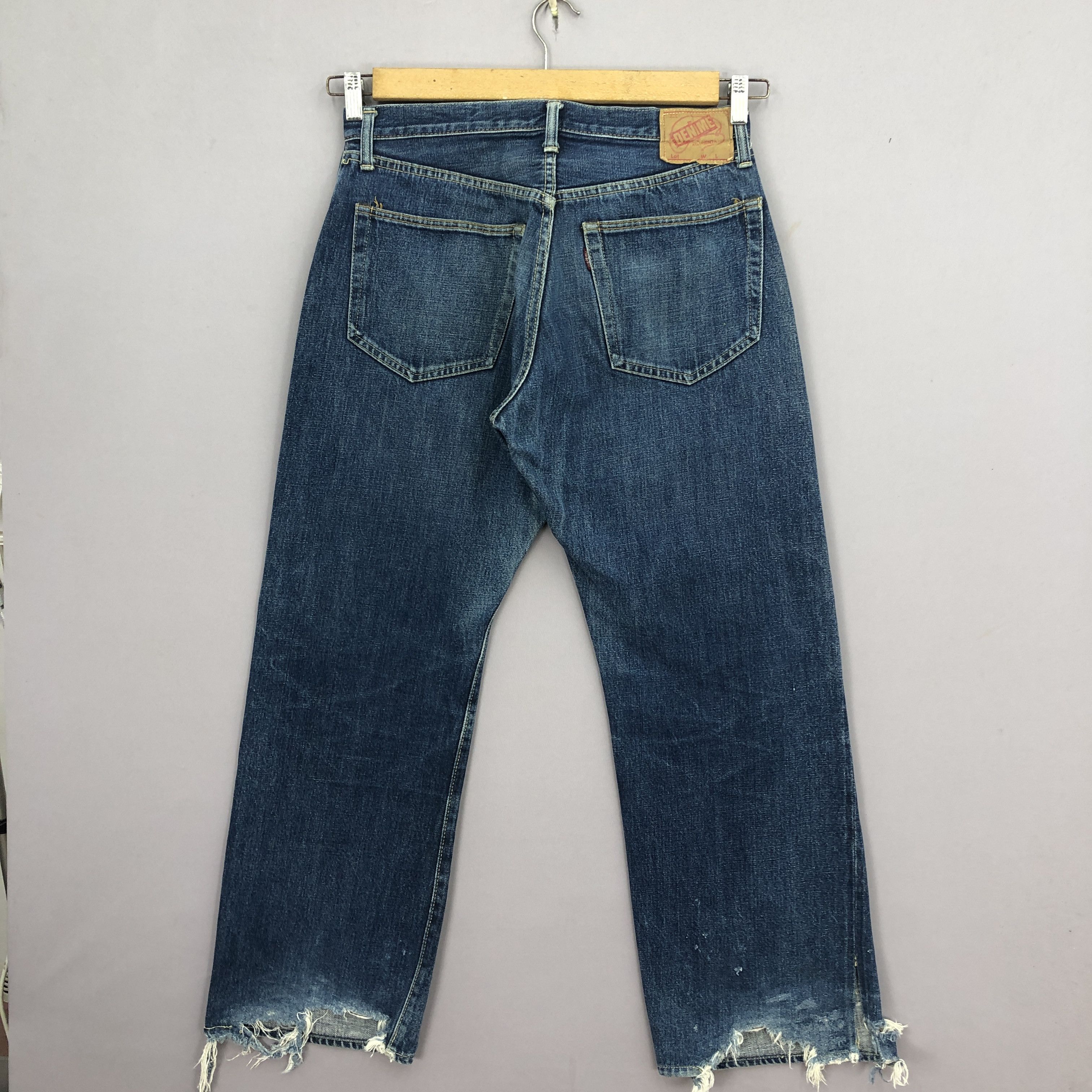 Denime Vintage 90s Denime Selvedge Jeans Japanese Streetwear Denim Size US 32 / EU 48 - 2 Thumbnail