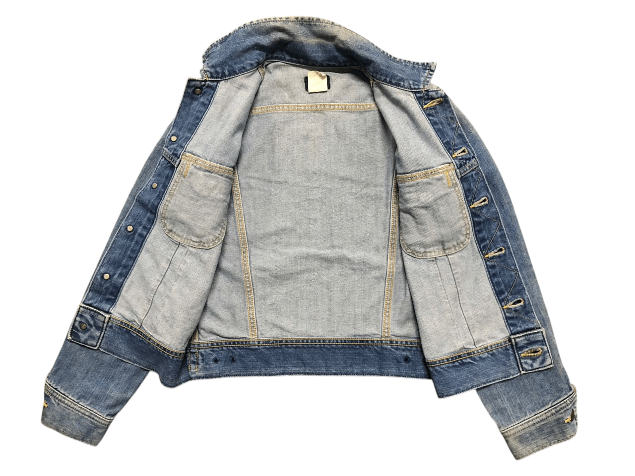 Lee Vintage Lee Left Hand Denim Truckers Jacket Faded Size US S / EU 44-46 / 1 - 4 Thumbnail