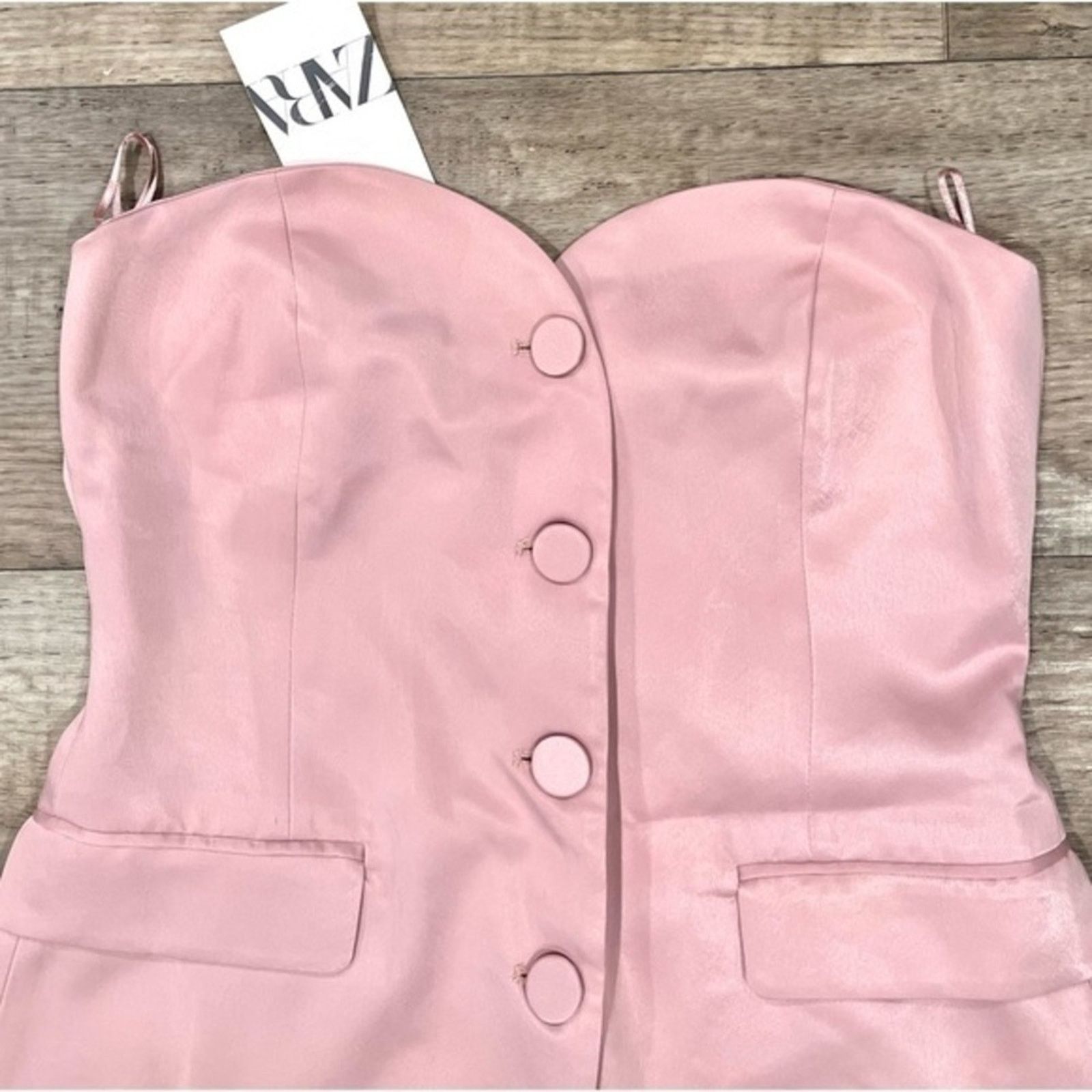 Zara ZARA BLOGGER FAVE!!! Strapless Top NWT Size M / US 6-8 / IT 42-44 - 22 Thumbnail