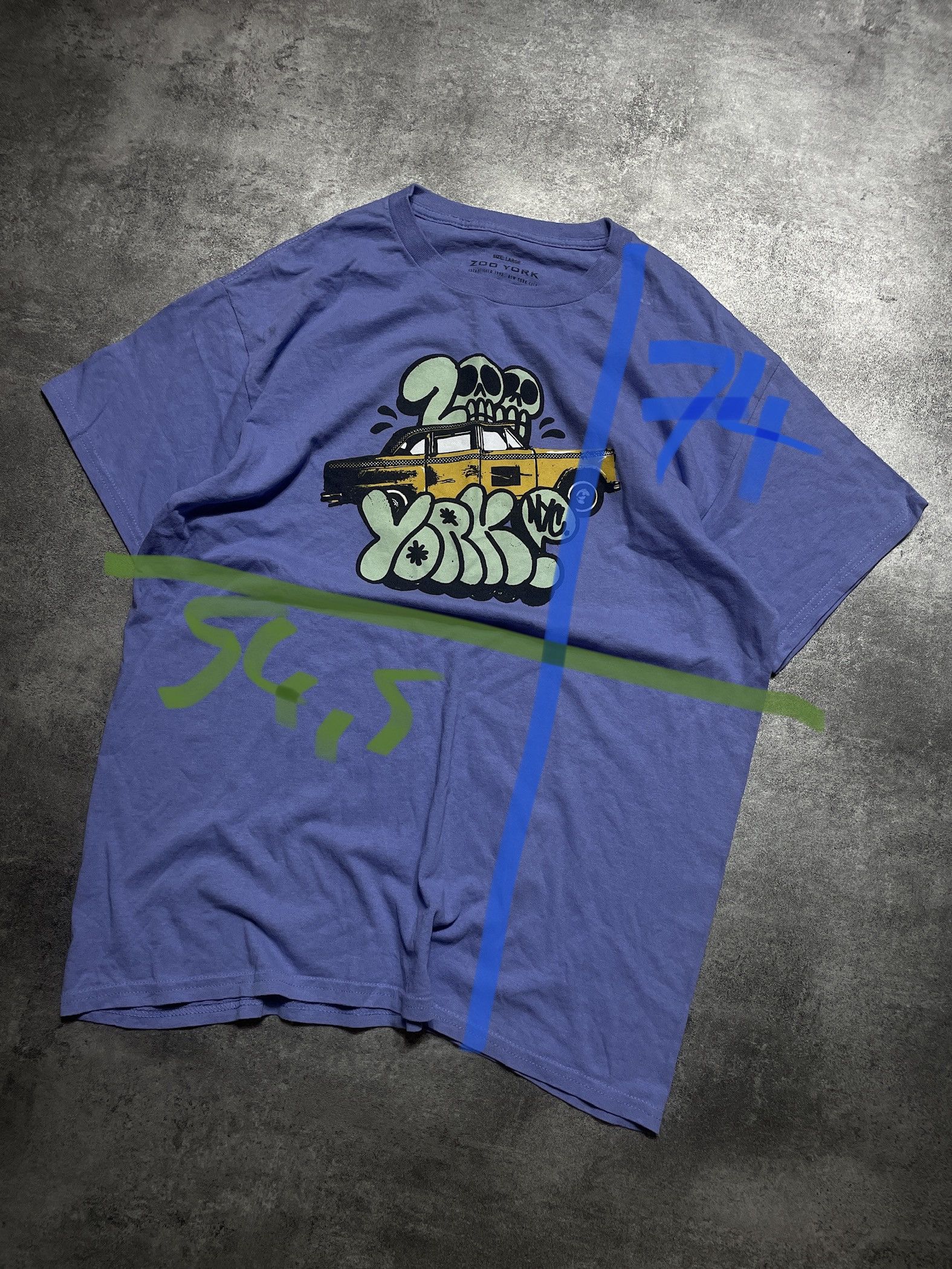 Zoo York Zoo York T-Shirt Taxi Spellout Hype Size US L / EU 52-54 / 3 - 6 Thumbnail