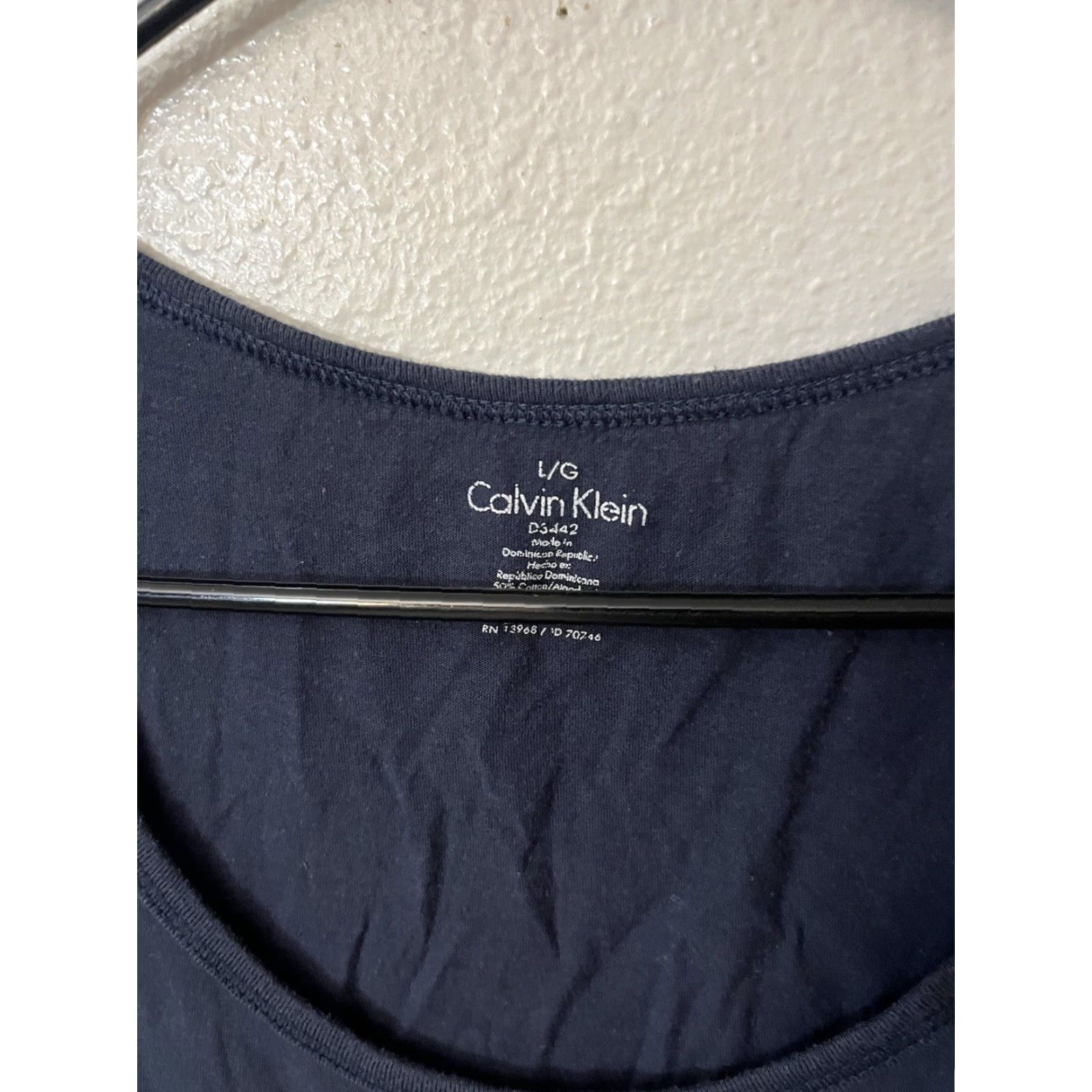 Calvin Klein CALVIN KLEIN Blue CK Logo Lounge Pajama Top Women L Size L / US 10 / IT 46 - 3 Thumbnail