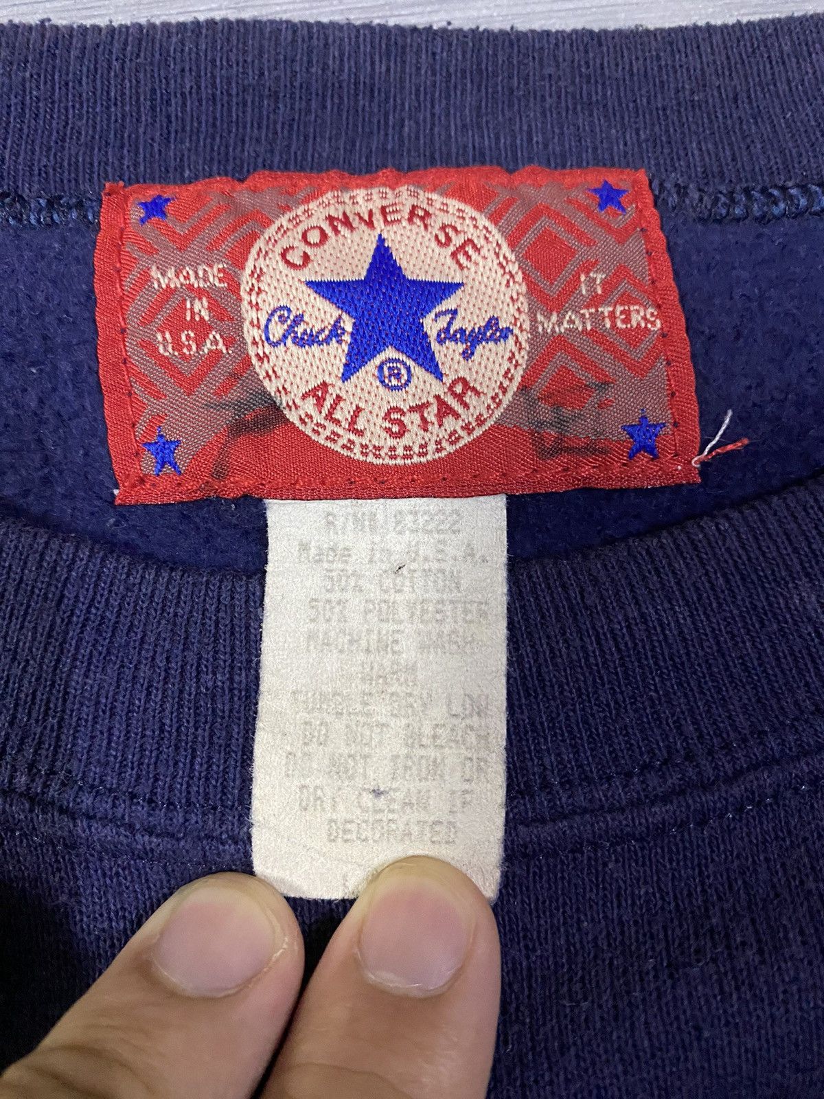 Converse Vintage 1993 Converse Sweatshirt Size US L / EU 52-54 / 3 - 11 Thumbnail