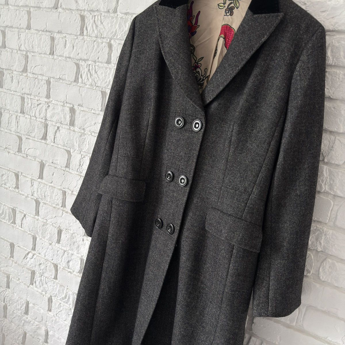 Bogner Women’s Bogner x Loro Piana Virgin Wool Luxury Coat Size XL / US 12-14 / IT 48-50 - 2 Thumbnail