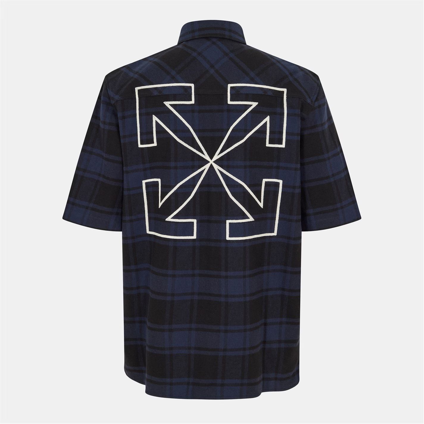 Off-White o1g2r1mq0326 Long Sleeve Shirt in Blue/Black Size US XS / EU 42 / 0 - 2 Thumbnail