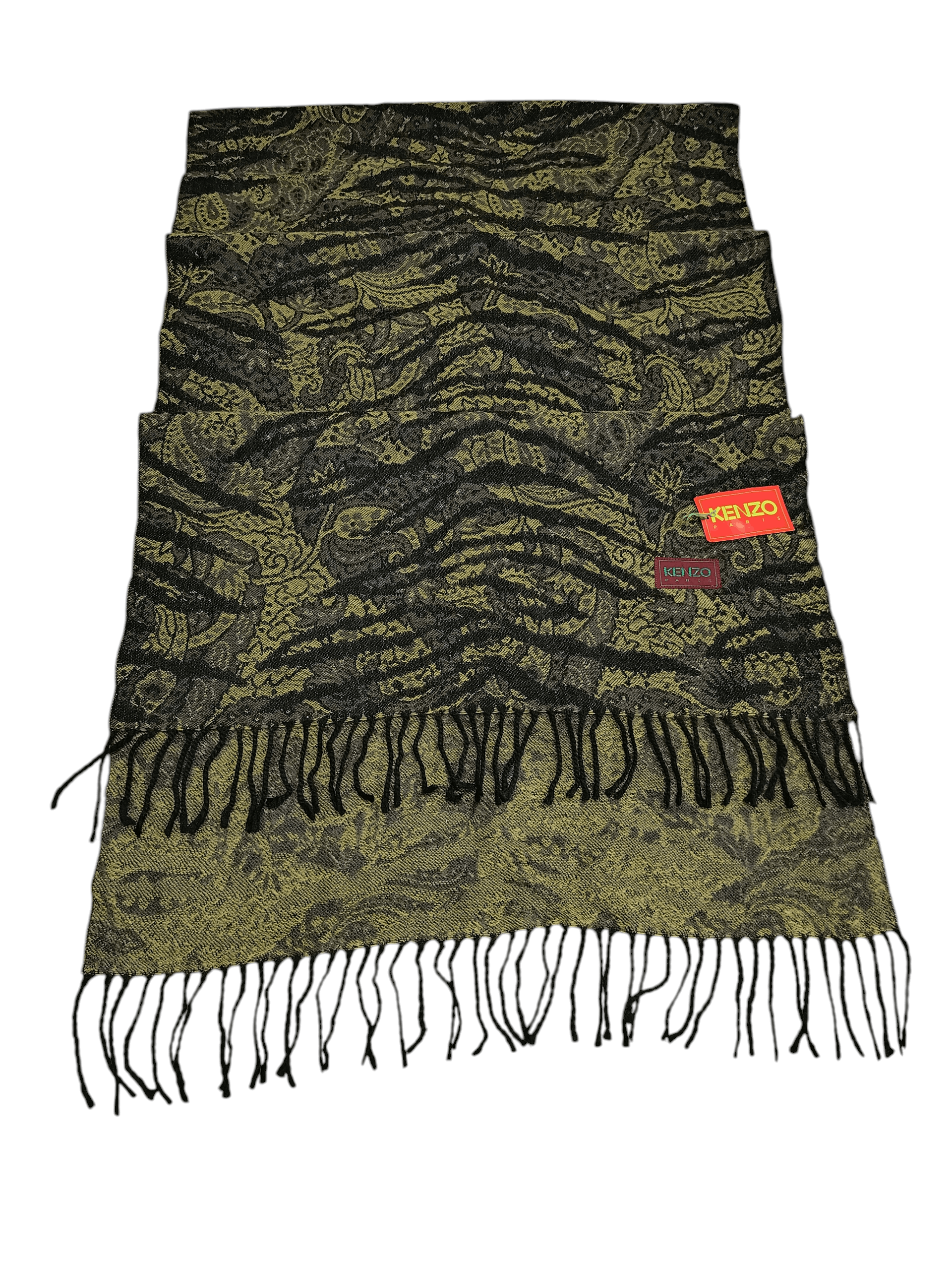 Kenzo NWT Kenzo Paris Scarf Wool Cashmere Muffler Size ONE SIZE - 2 Thumbnail