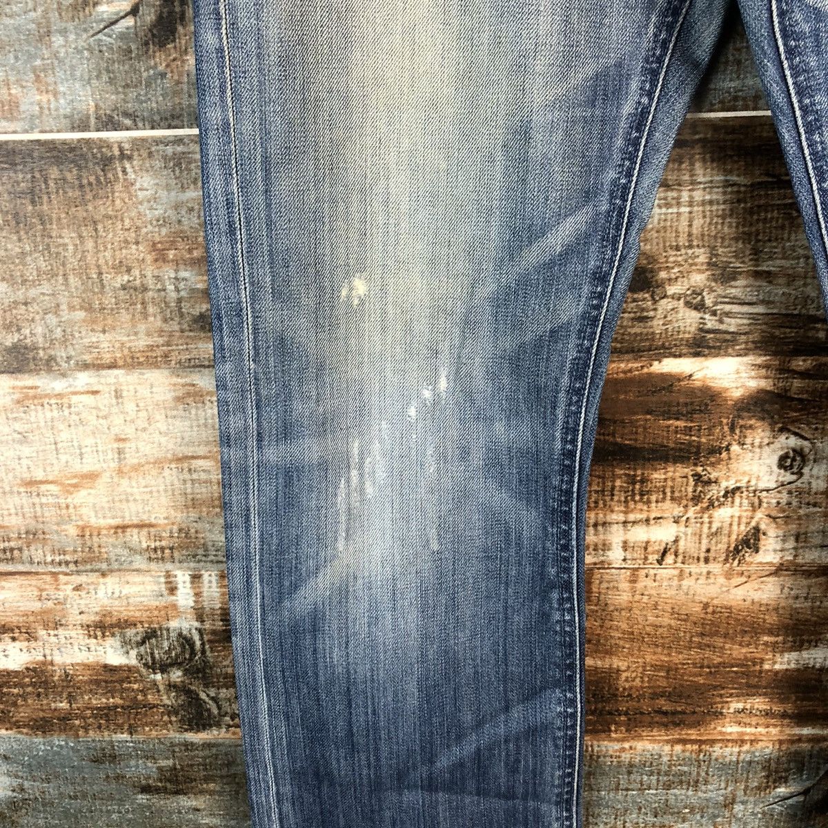 Burberry DLL Burberry Blue Distressed Denim Pants #C252 Size US 29 - 9 Thumbnail