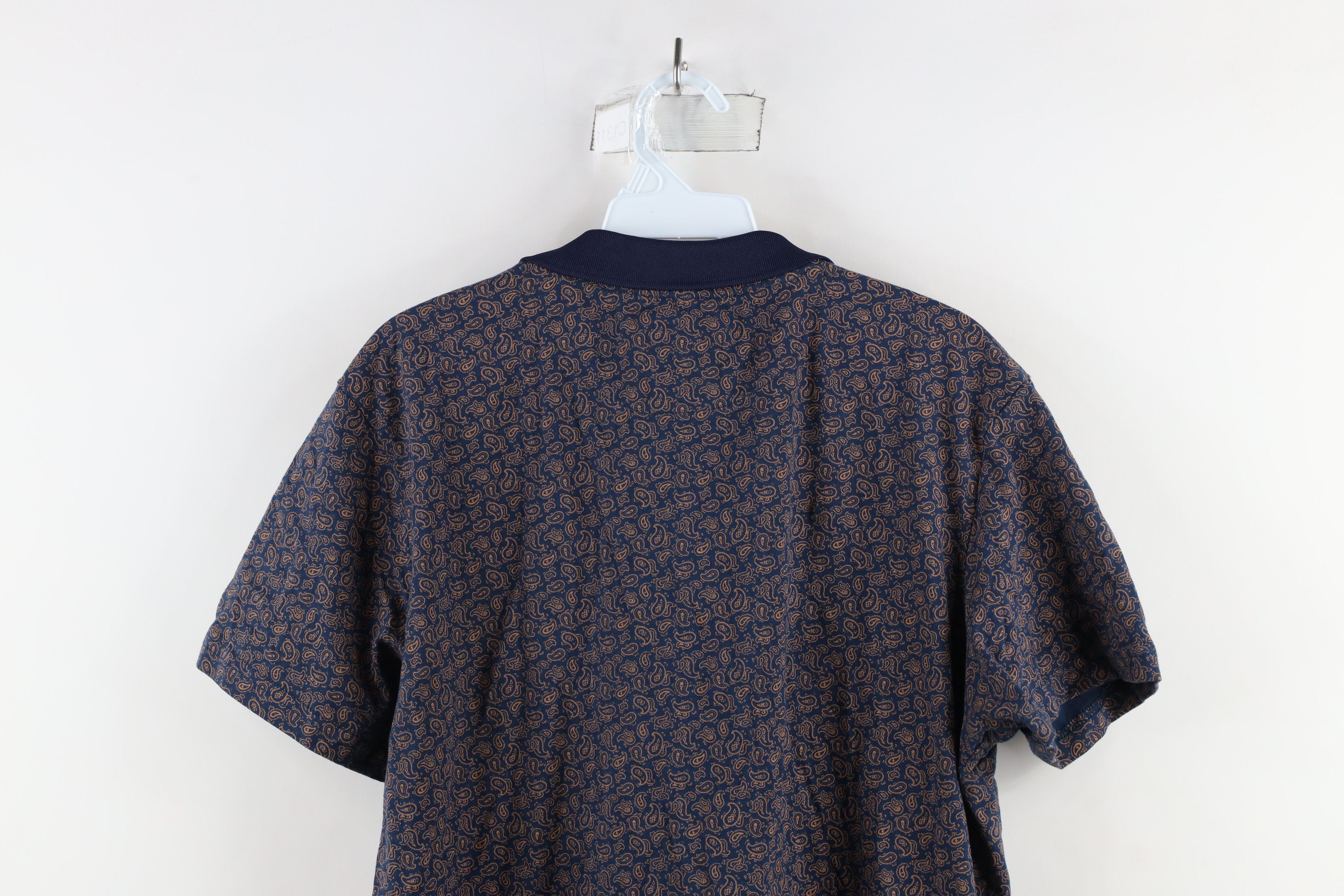 Vintage Vintage Streetwear All Over Print Knit Collared Polo Shirt Size US M / EU 48-50 / 2 - 9 Thumbnail