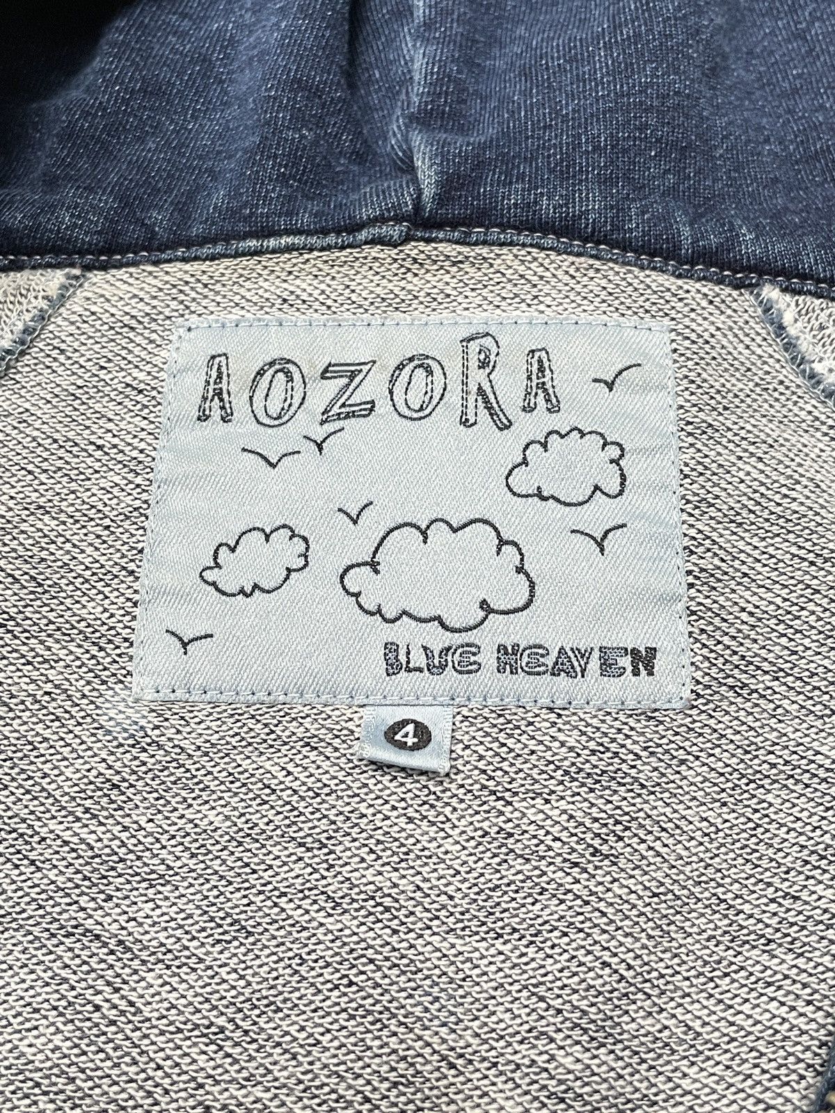 Japanese Brand × Vintage Vintage Aozora Blue Heaven Stretchable Denim Jacket 2000s Size US L / EU 52-54 / 3 - 9 Thumbnail