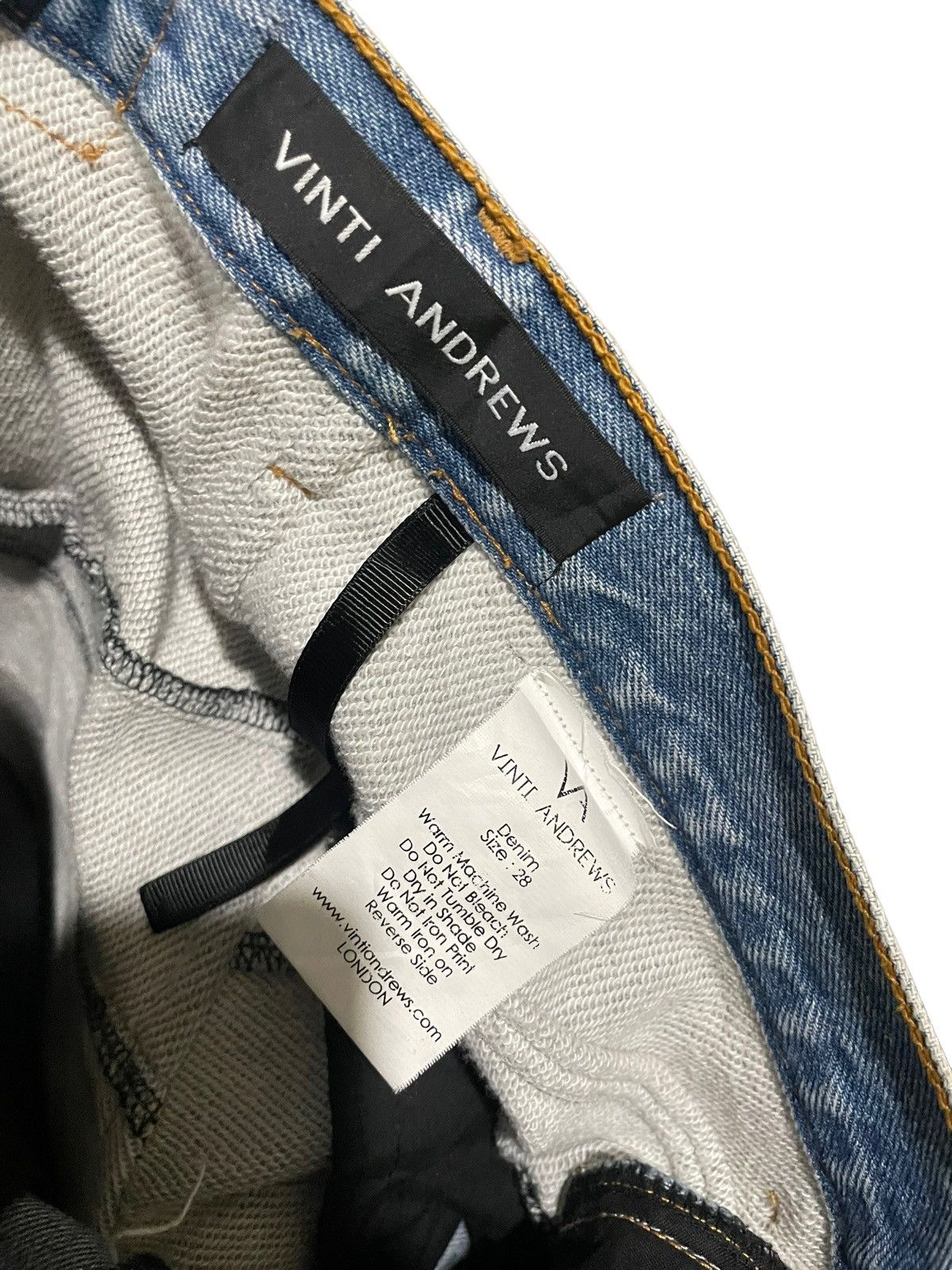 Levi's × Vinti Andrews Vinti Andrews x Levis Collab Rework Distressed Skinny Jeans Size US 28 / EU 44 - 16 Thumbnail