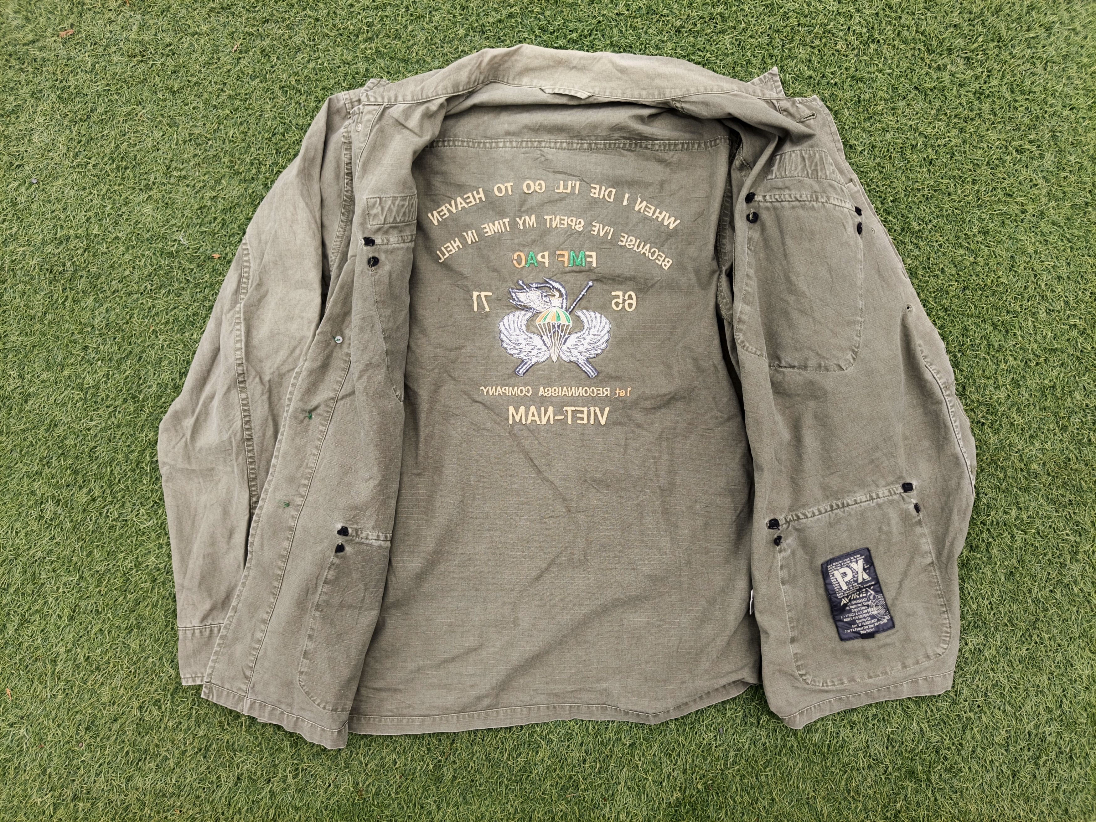 Avirex Avirex US Army Souvenir FMF PAC Long Sleeve Shirt Size US XL / EU 56 / 4 - 9 Thumbnail