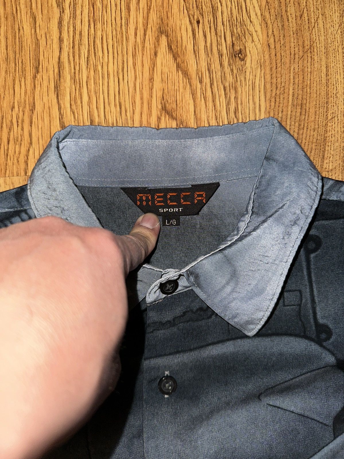 Mecca Y2K Vtg Fist Of The North Star Anime Button Down Shirt LARGE Size US L / EU 52-54 / 3 - 4 Thumbnail
