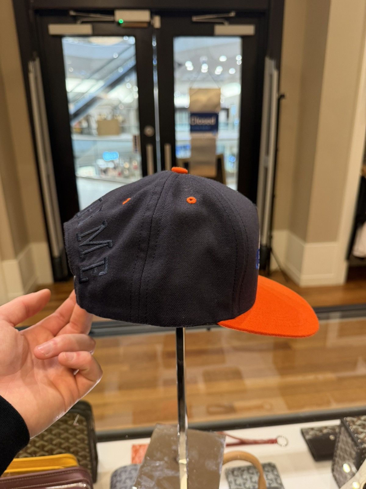 Supreme Supreme Champion 5 Panel Hat - Orange / Navy Size ONE SIZE - 4 Thumbnail