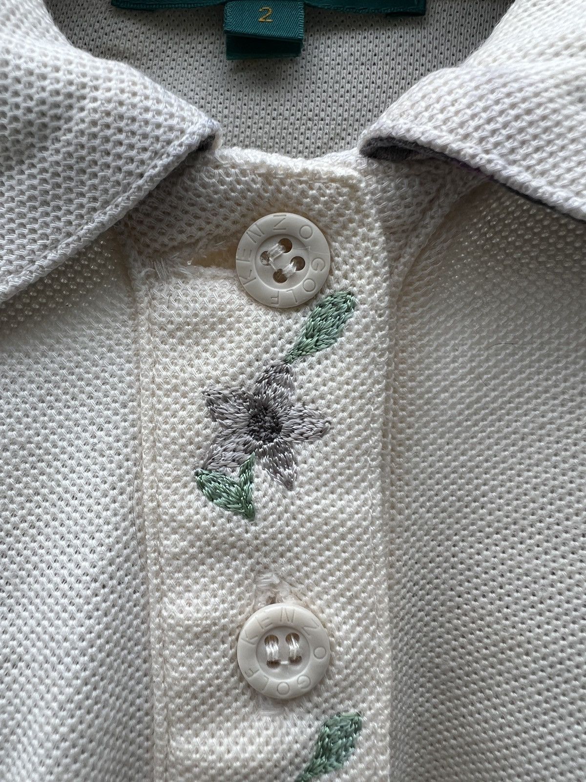 Designer × Kenzo Retro Kenzo Golf Floral Embroidery Size M / US 6-8 / IT 42-44 - 6 Thumbnail
