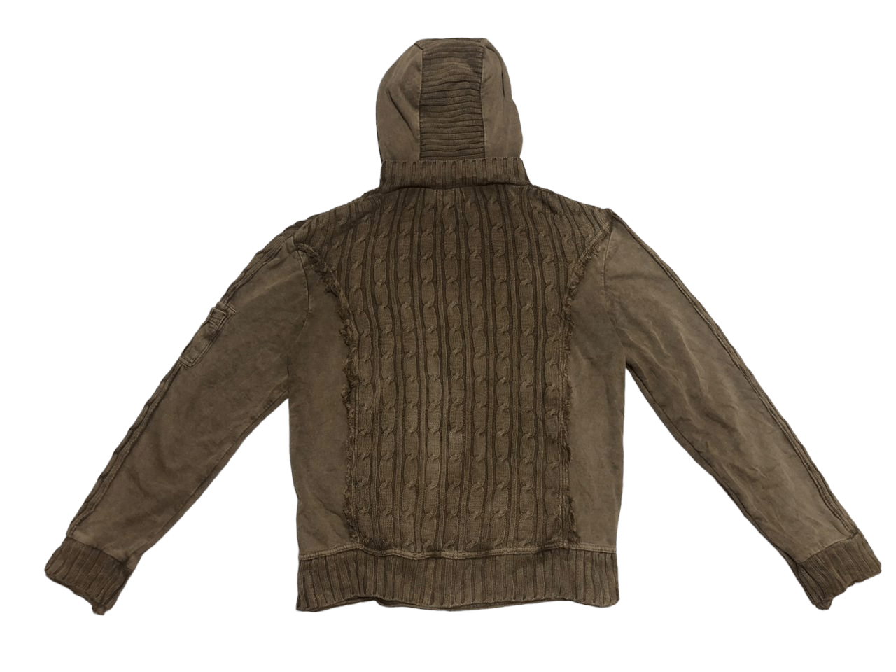 Beams Plus 🇯🇵Beams Multipocket Hoodie Knit Faded Brown Size US M / EU 48-50 / 2 - 2 Thumbnail