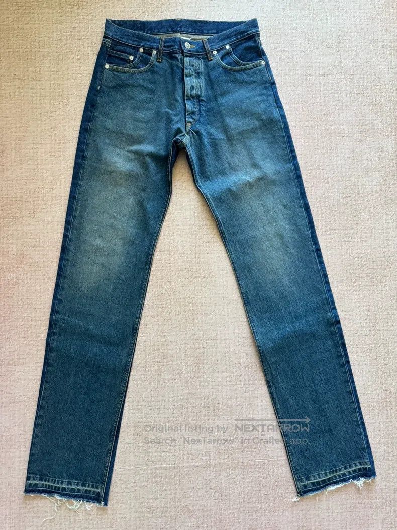 Maison Margiela Maison Margiela Solid colour made of old straight-fitting Size US 31 - 1 Thumbnail