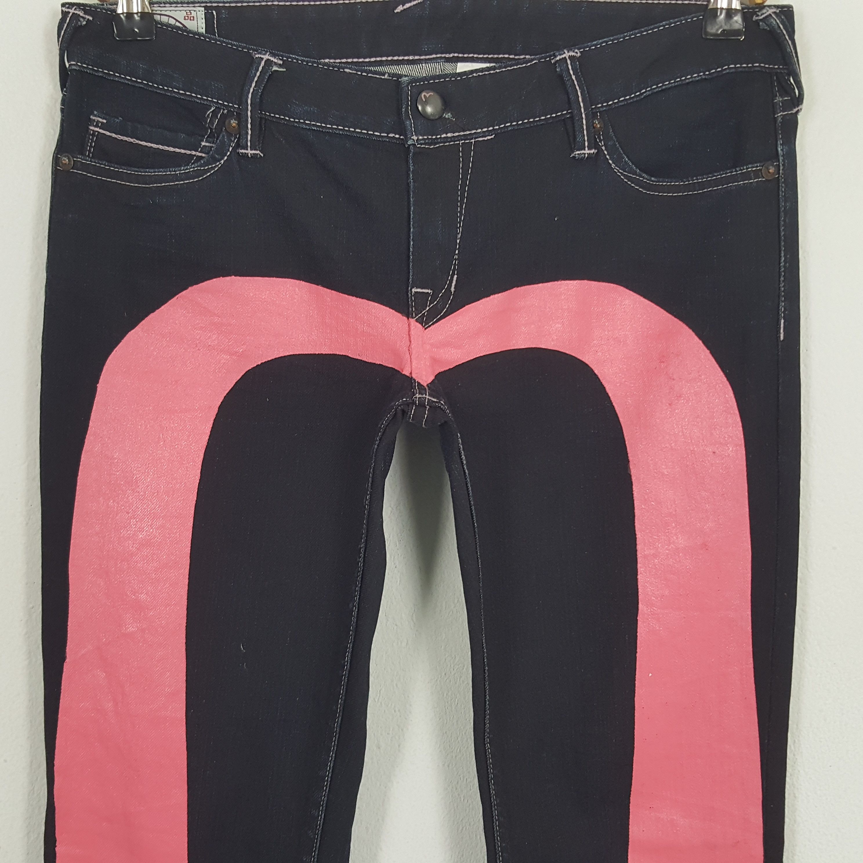 Evisu × Japanese Brand × Vintage Vintage Evisu Japanese Brand Daicock Custom Art Denim Jeans Size US 30 / EU 46 - 2 Thumbnail