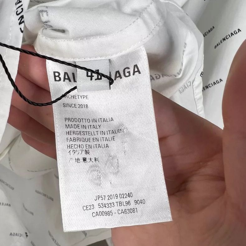 Balenciaga Balenciaga size 41 Bullet monogrammed long-sleeved shirt Size US XS / EU 42 / 0 - 7 Thumbnail
