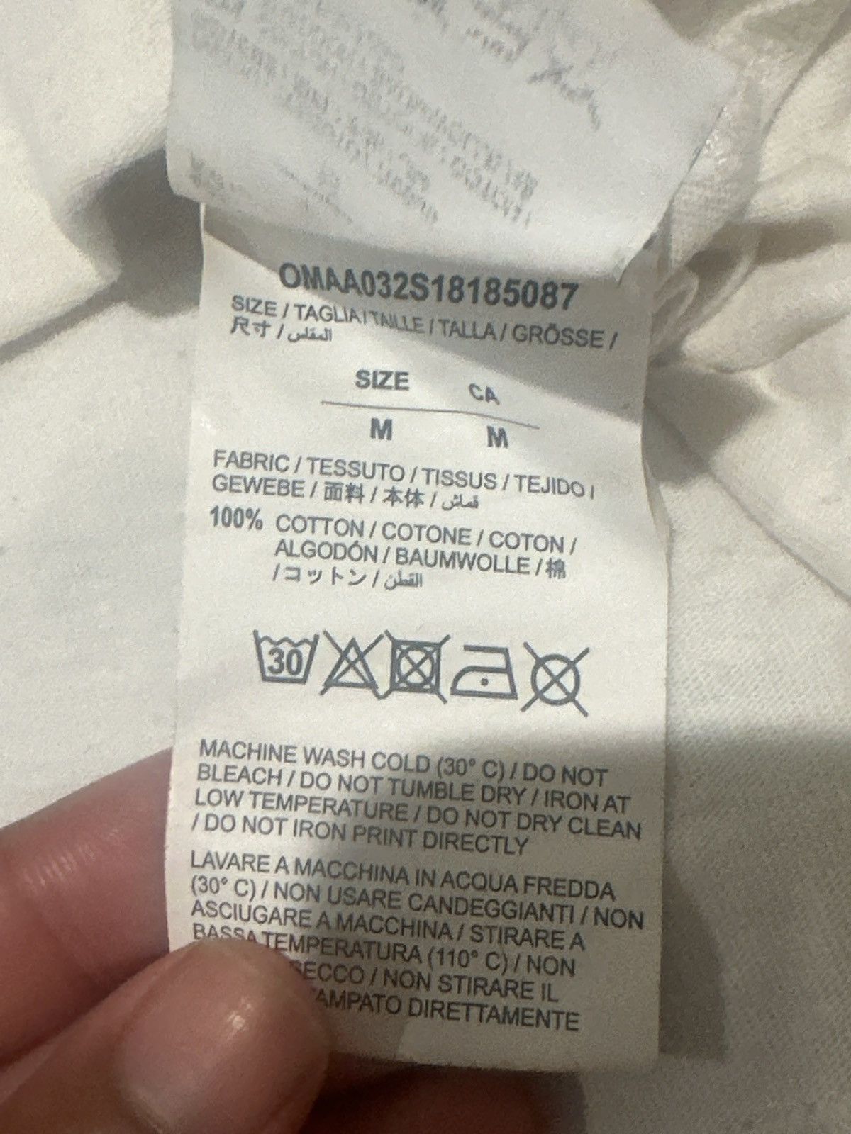 Off-White Off-White Temperature T-Shirt Size US M / EU 48-50 / 2 - 6 Thumbnail