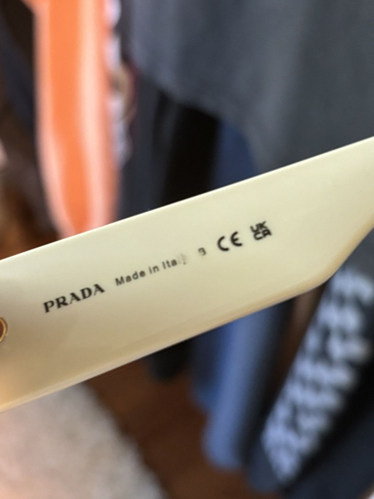 Prada PRADA WHITE DISCO SUNGLASSES Size ONE SIZE - 12 Thumbnail