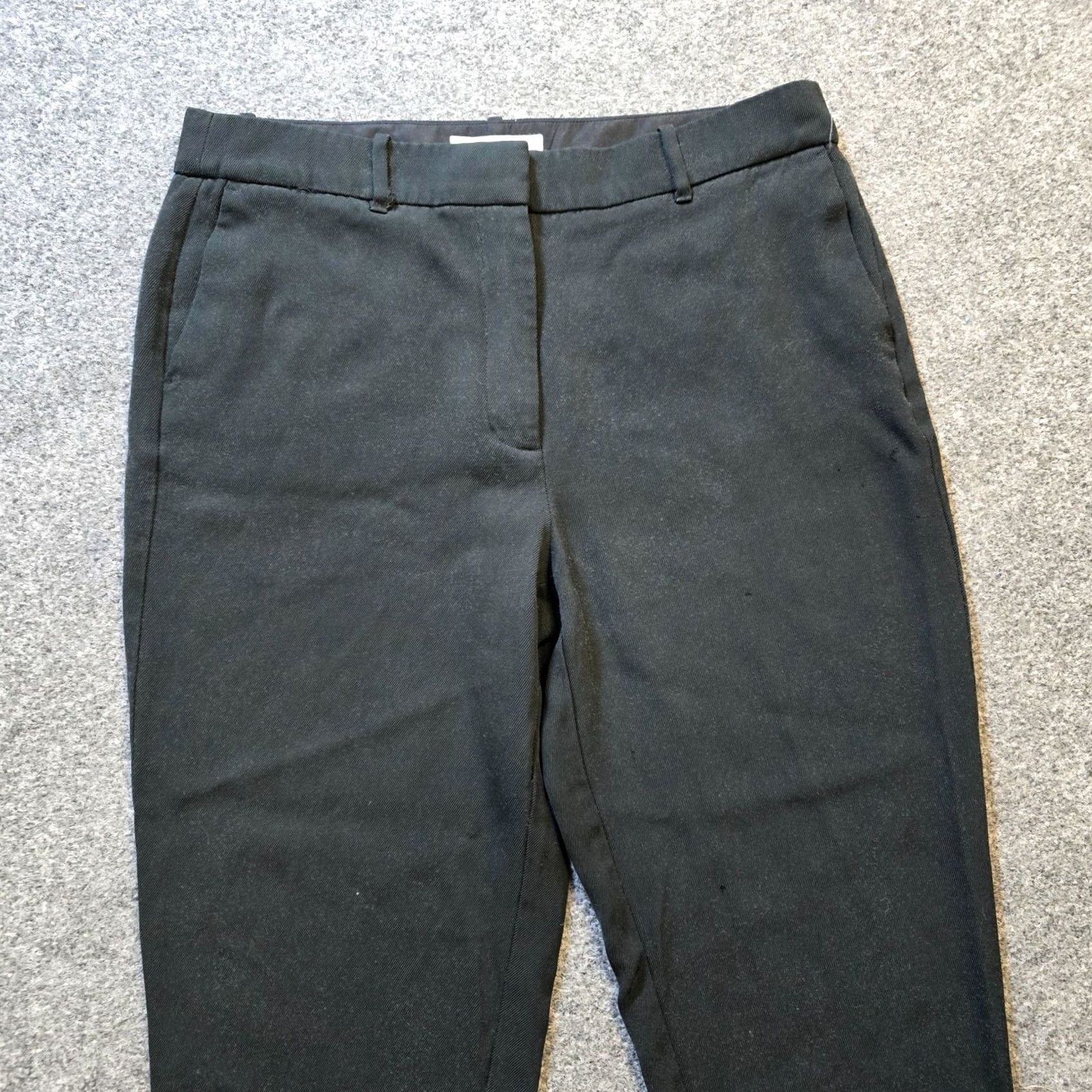 Boden Boden Pants Womens Size 12 Black Viscose Tapered Pockets Capsule Luxury Career Dress Pants Regular Women Mens? Size 34" / US 12 / IT 48 - 2 Thumbnail