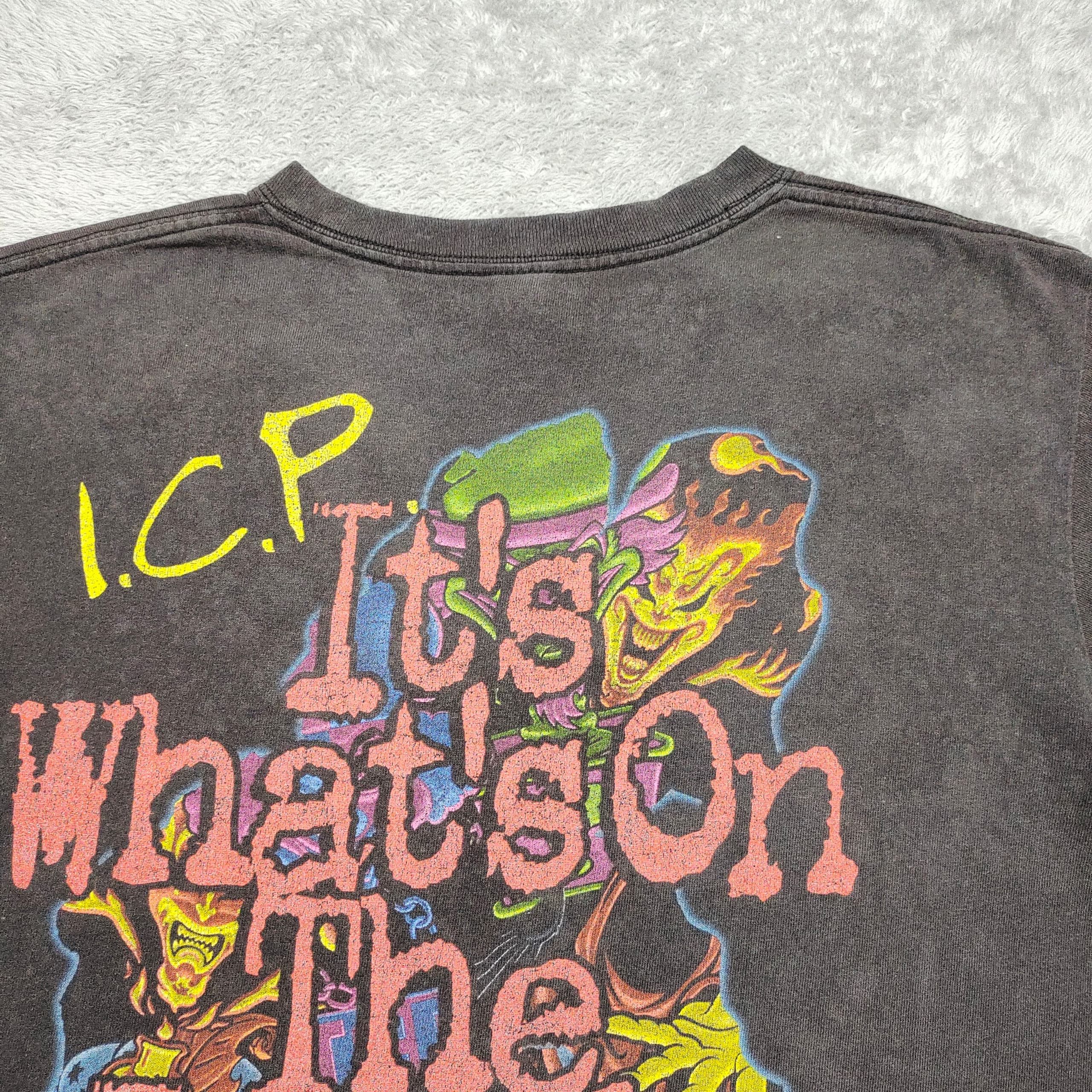 Band Tees VINTAGE DISTRESSED FADED INSANE CLOWN POSSE BLACK T SHIRT Size US M / EU 48-50 / 2 - 4 Thumbnail