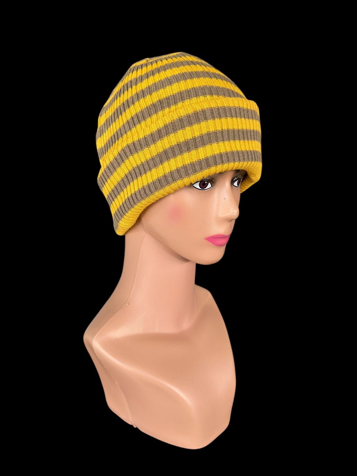 Japanese Brand × Kapital × Vintage Stripe sense of Japan reversible Beanie Hats Size ONE SIZE - 6 Thumbnail