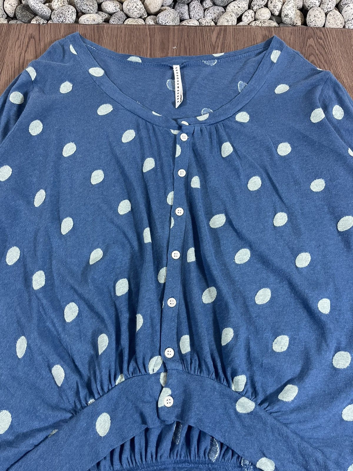 Issey Miyake Sunao Kuwahara Vintage Polkadot Loose Cardigan Size US M / EU 48-50 / 2 - 3 Thumbnail