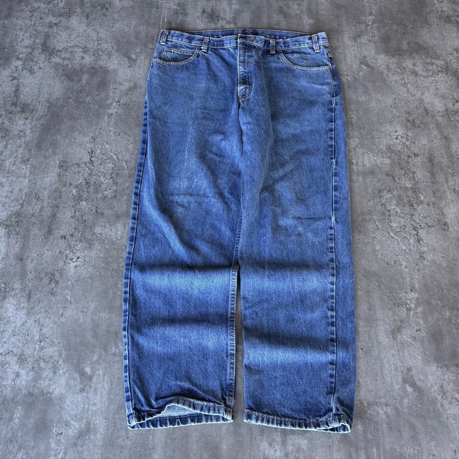 Carhartt × Vintage Vintage Y2K Wearguard Medium Wash Baggy Denim Jeans Size US 38 / EU 54 - 1 Thumbnail