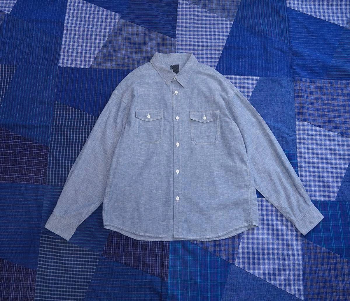 Visvim VISVIM ICT Pioneer Chambray L/S Shirt LT.Indigo 3 Size US L / EU 52-54 / 3 - 1 Thumbnail