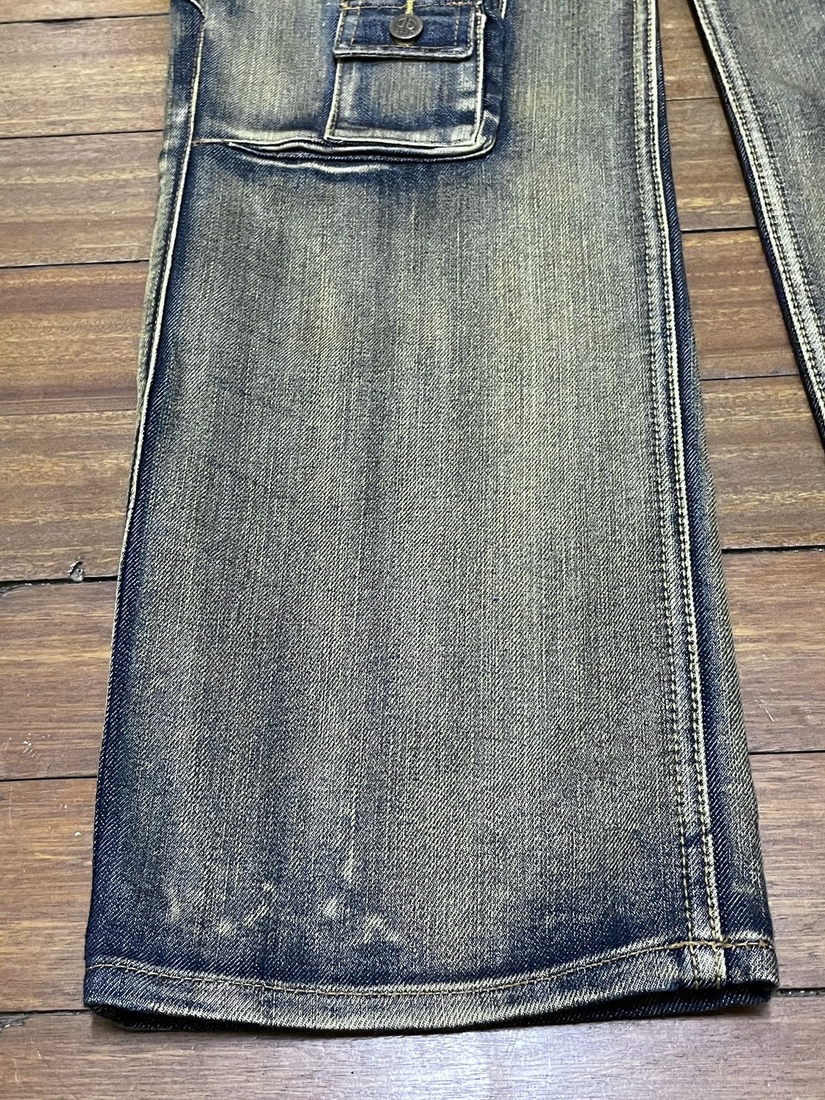 If Six Was Nine × Japanese Brand × Le Grande Bleu (L.G.B.) Very Rare Vintage Brand Jeans De Art Tactical Jeans 2000s Size US 34 / EU 50 - 5 Thumbnail
