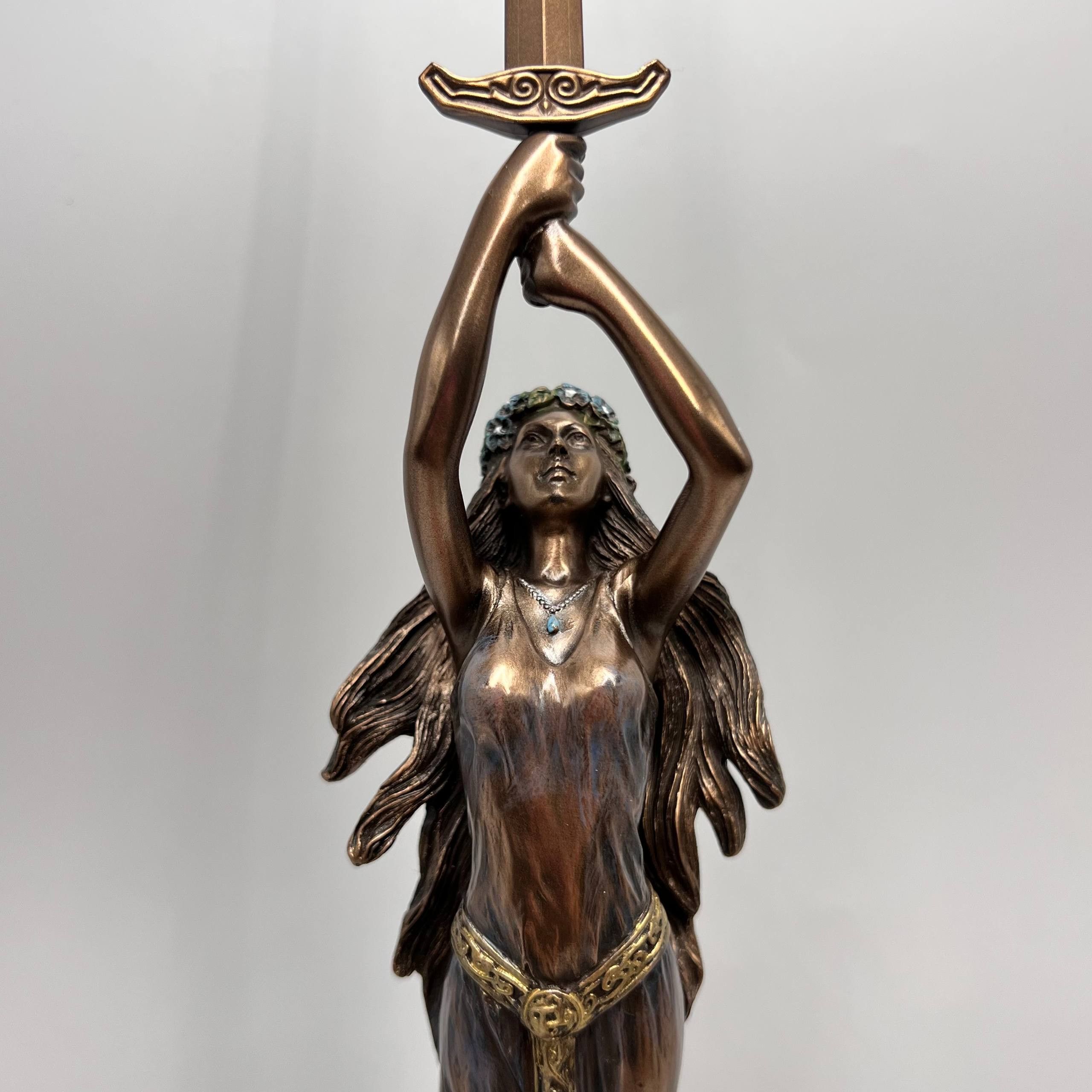 Other Lady of the Lake Excalibur Bronze Polystone Figurine 33cm Size ONE SIZE - 9 Thumbnail