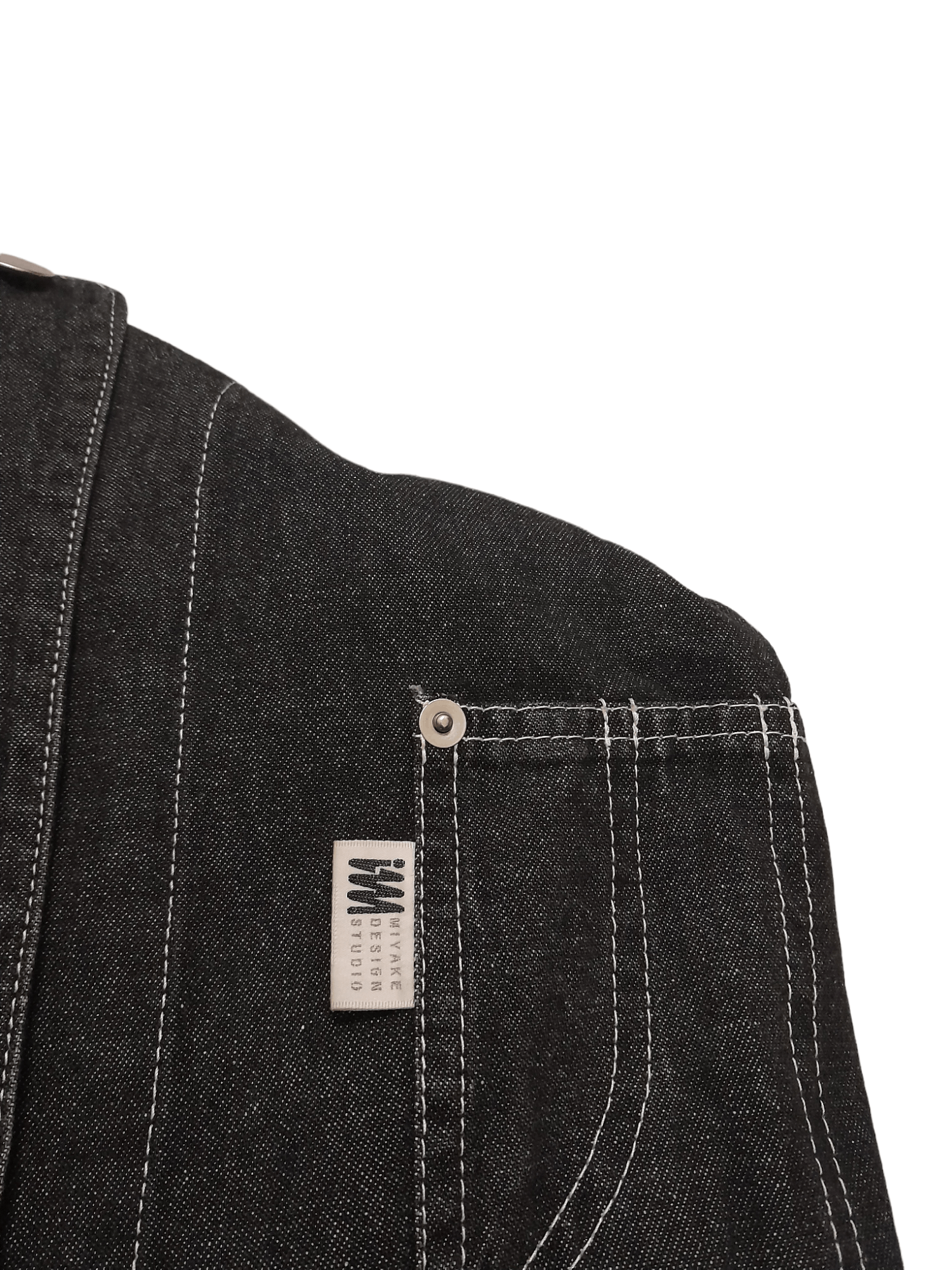 Issey Miyake Issey Miyake Design Studio Denim Jackets (S245) Size US M / EU 48-50 / 2 - 3 Thumbnail