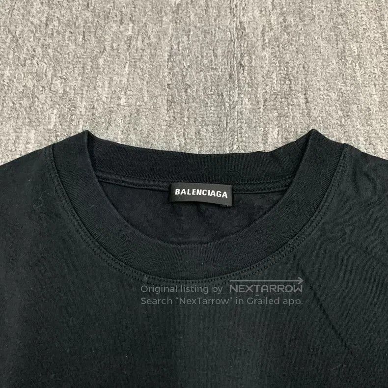 Balenciaga Balenciaga Short Sleeve T-Shirt with Back Logo Size US S / EU 44-46 / 1 - 7 Thumbnail