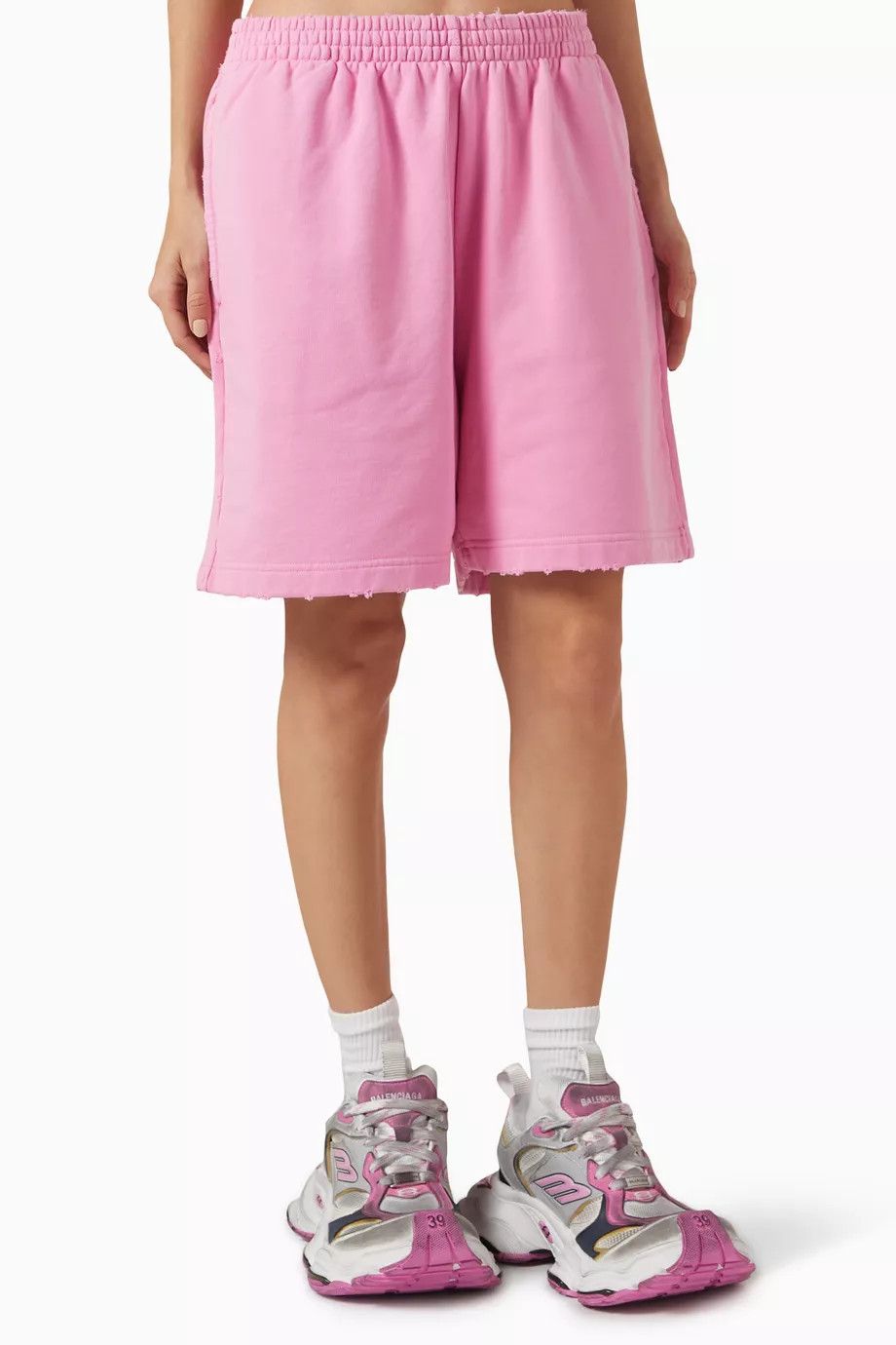 Balenciaga o1y0625 Short in Pink Size 26" / US 2 / IT 38 - 4 Thumbnail