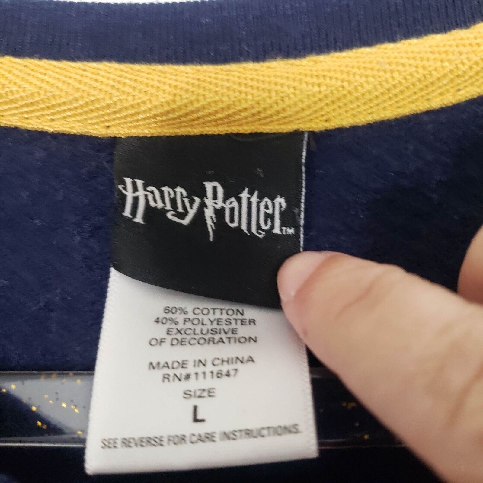 Designer Harry Potter Ravenclaw Collegiate Sweater Mens Size Large Size US L / EU 52-54 / 3 - 3 Thumbnail
