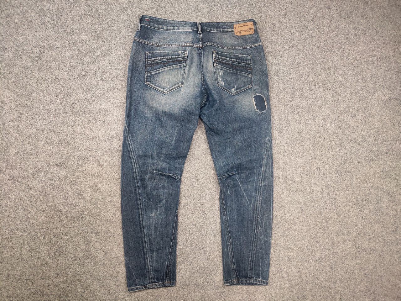 Diesel Diesel fayza relaxed low waist Distressed Denim Blue Jeans Size US 32 / EU 48 - 8 Thumbnail