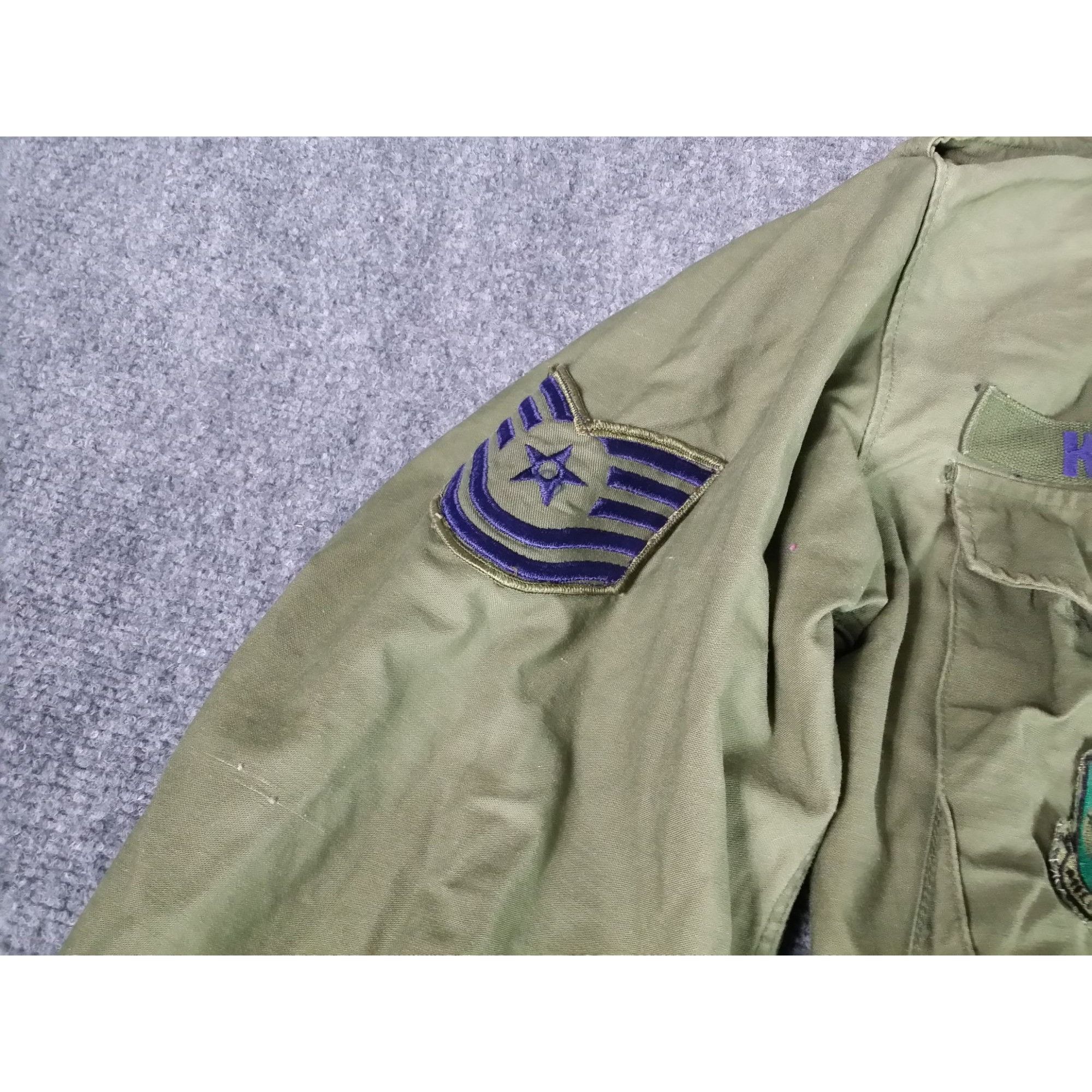 Other Vintage U.S. Air Force FIELD JACKET With Patches Alpha Indus Size US S / EU 44-46 / 1 - 4 Thumbnail