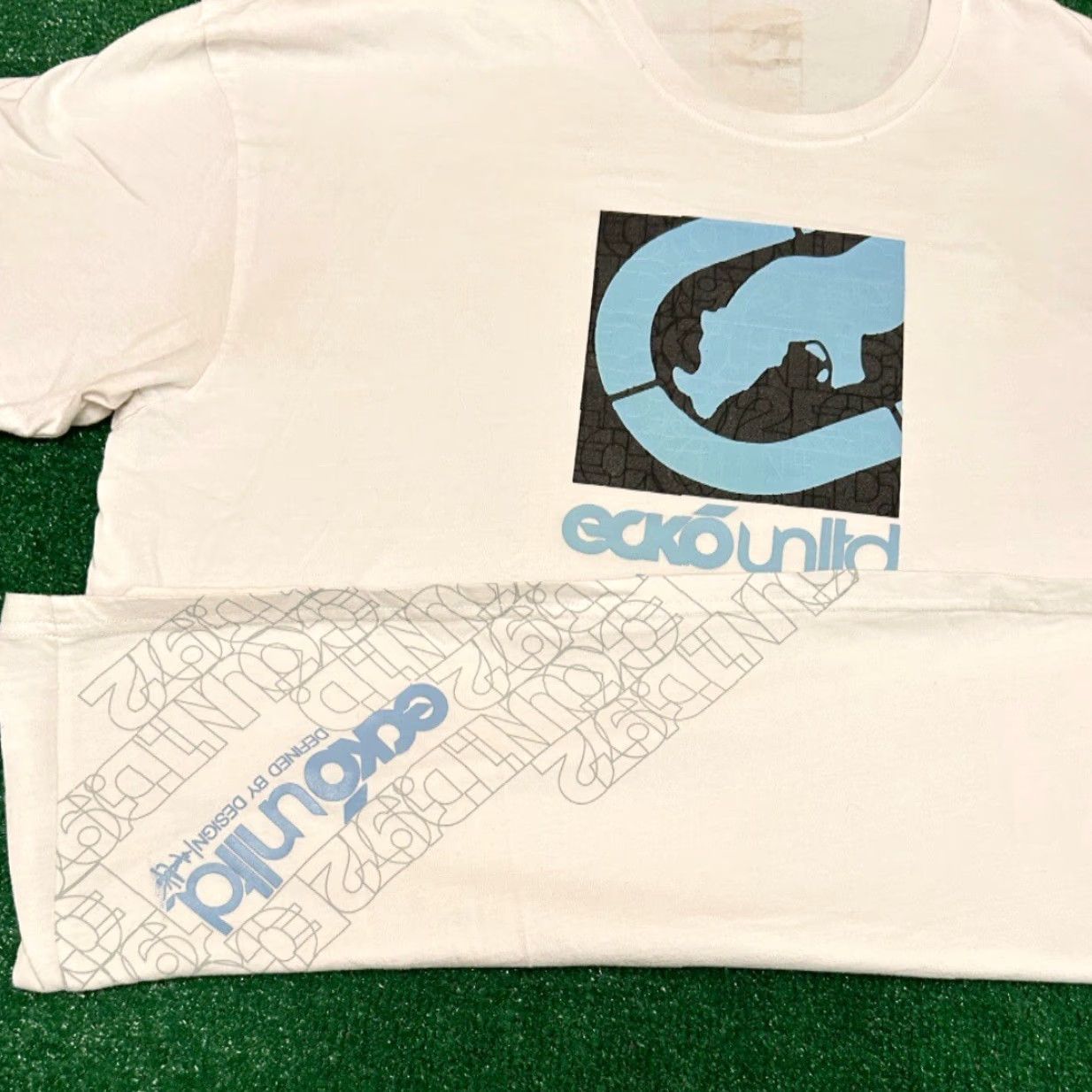 Ecko Unltd. VINTAGE Ecko Unltd Classic Logo Shirt Mens XXL White 90s Grunge Hip Hop Punk Skater Y2k Logo Mens Size US XXL / EU 58 / 5 - 2 Thumbnail