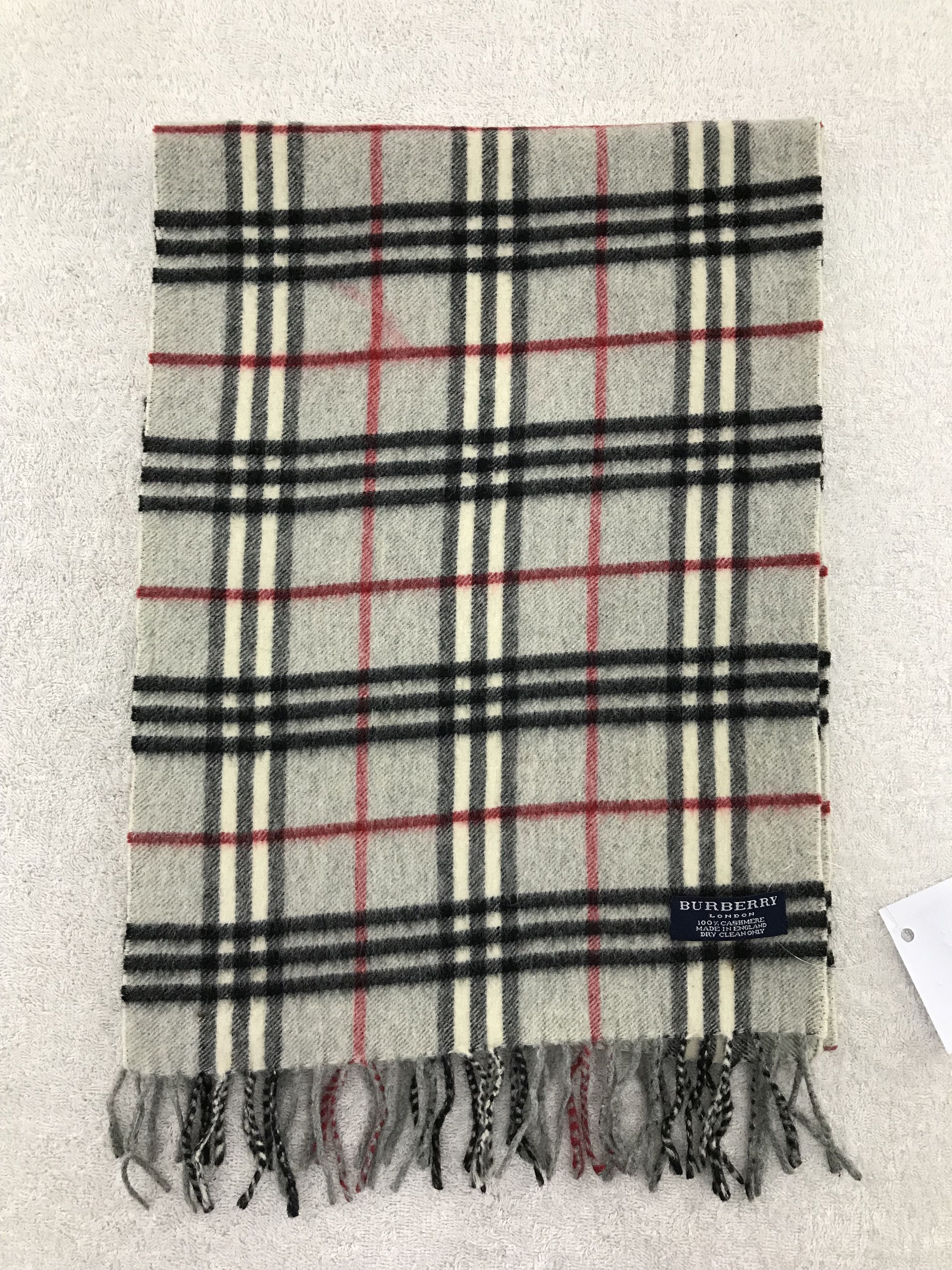 Burberry × Vintage Burberry Scarf / Muffler / Neckwear - WW928 Size ONE SIZE - 2 Thumbnail