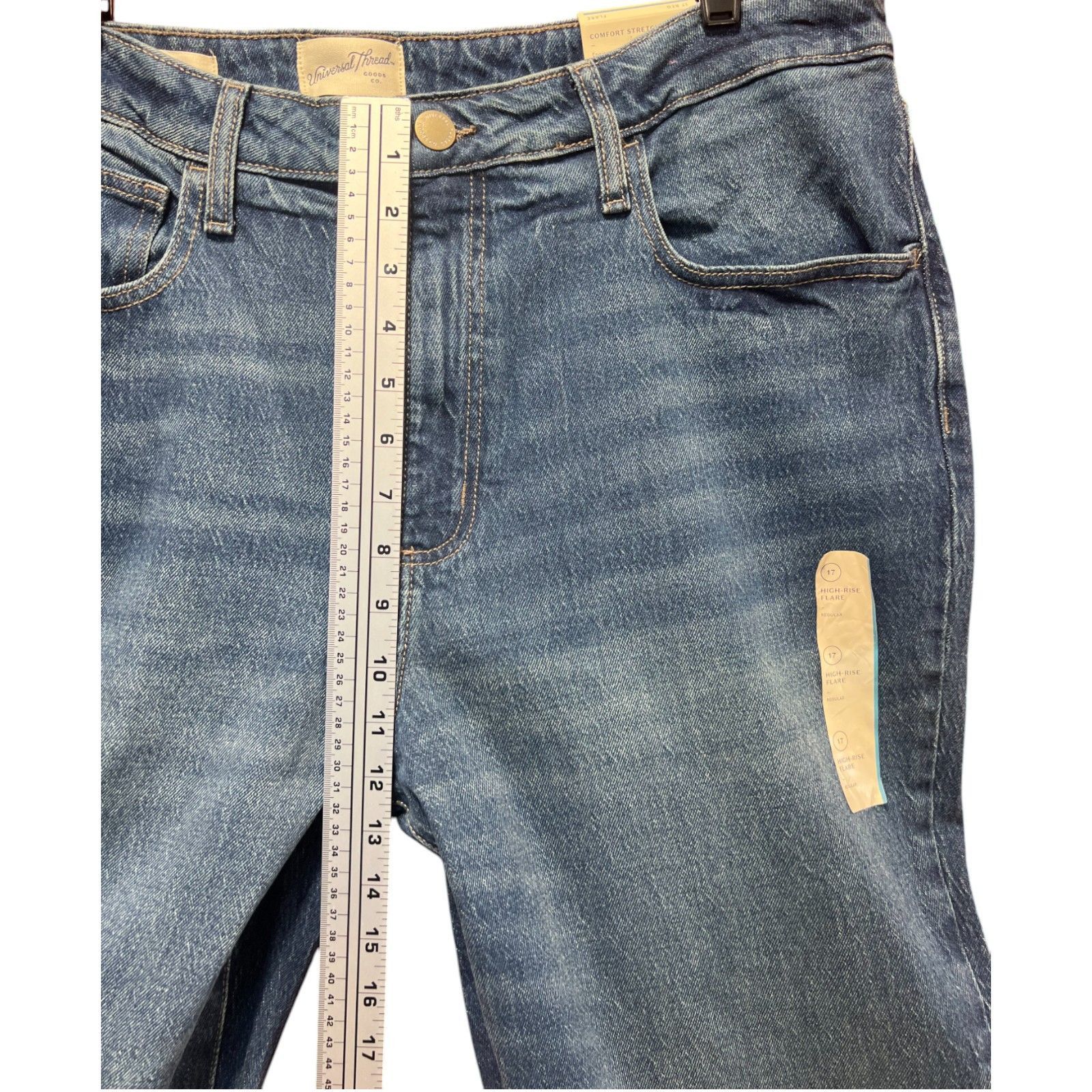 Other Universal Thread - Women's High Rise Flare - Fitted Hip & Th Size 37" - 5 Thumbnail