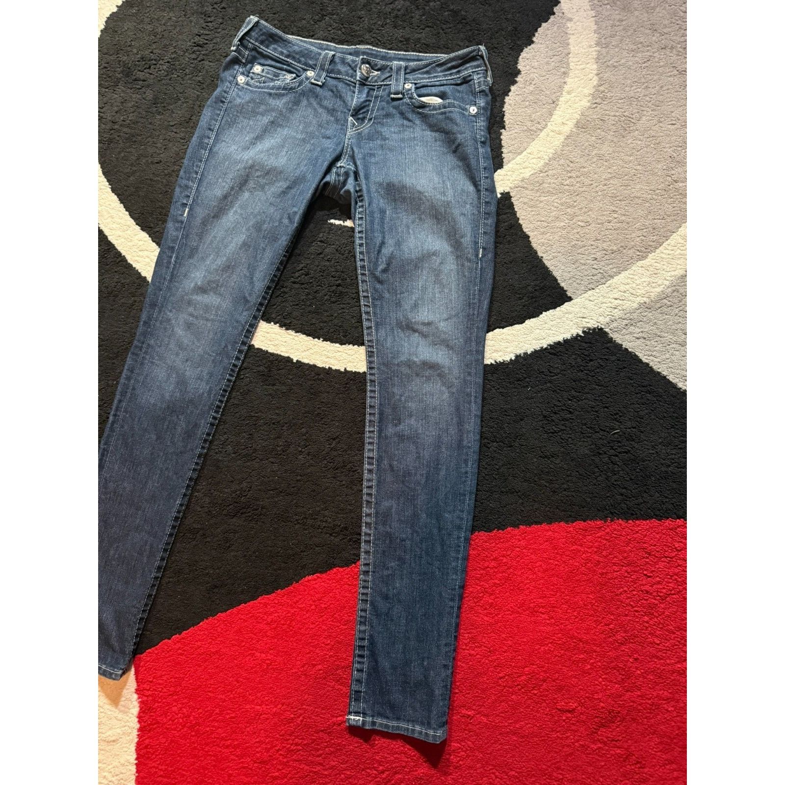 True Religion True Religion Denim Stella Jeans Blue Women's Size 29 Y2K Size US 29 - 6 Thumbnail